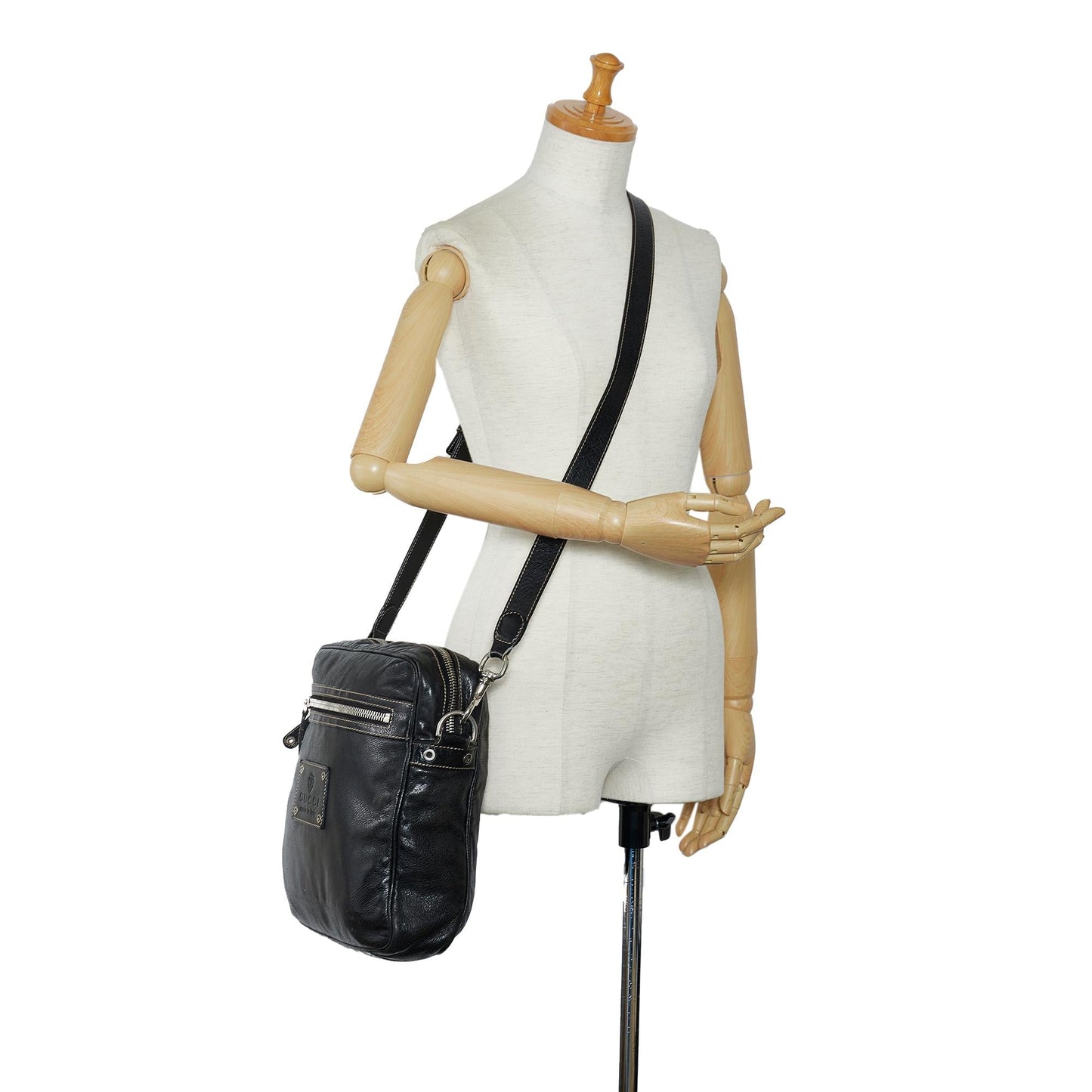 Gucci Leather Crossbody Bag (SHG-qstQVW)