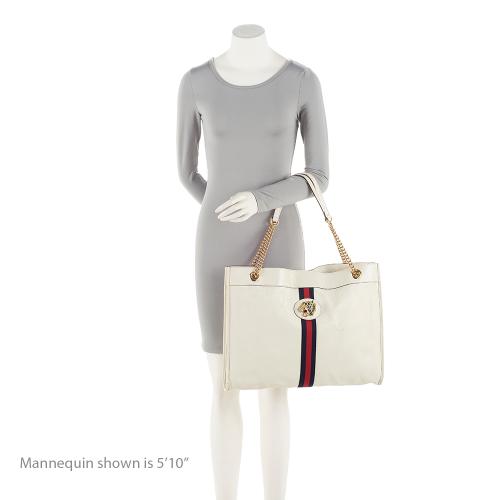 Gucci Leather Rajah Large Tote (SHF-cFWNwM)
