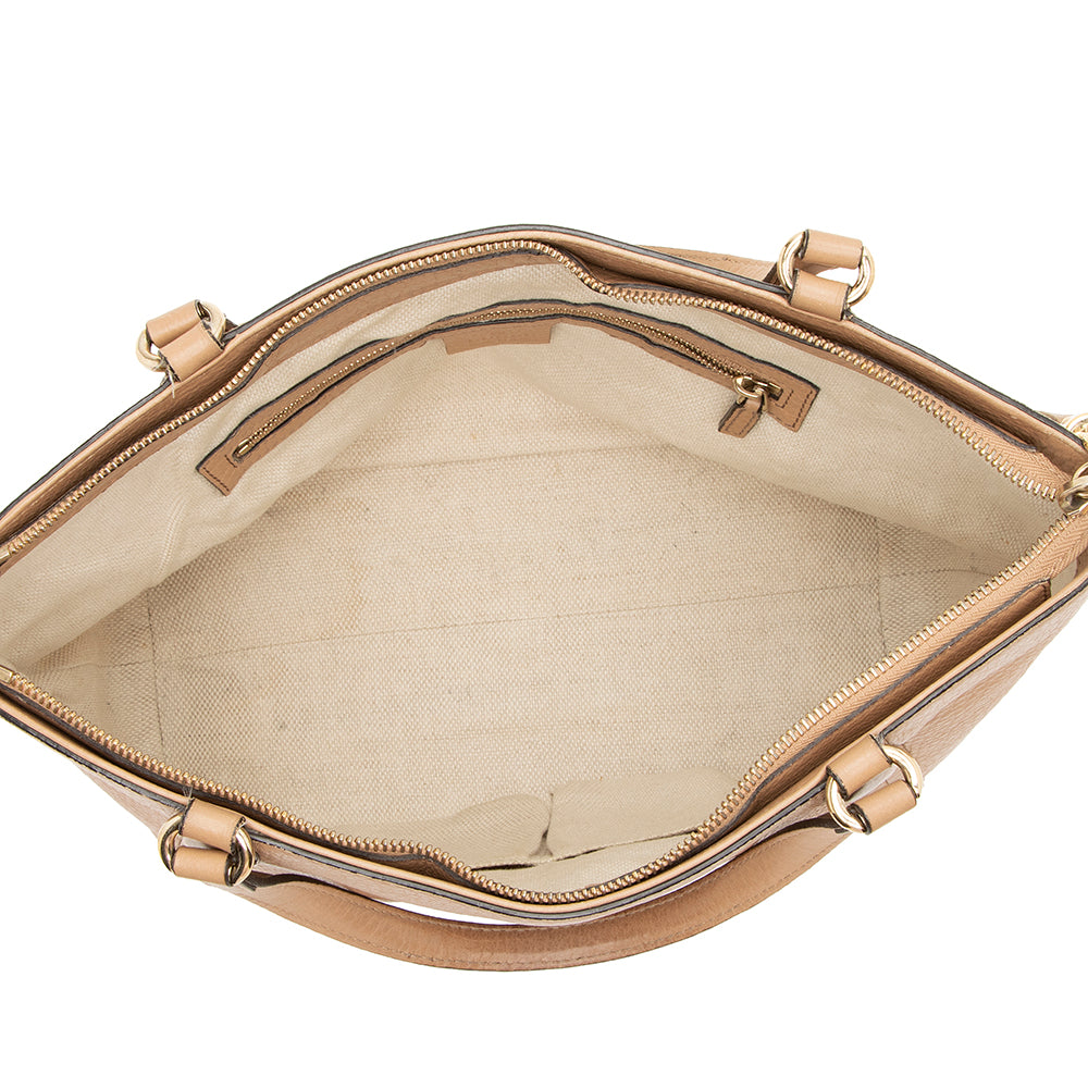 Gucci Leather Soho Top Handle Tote