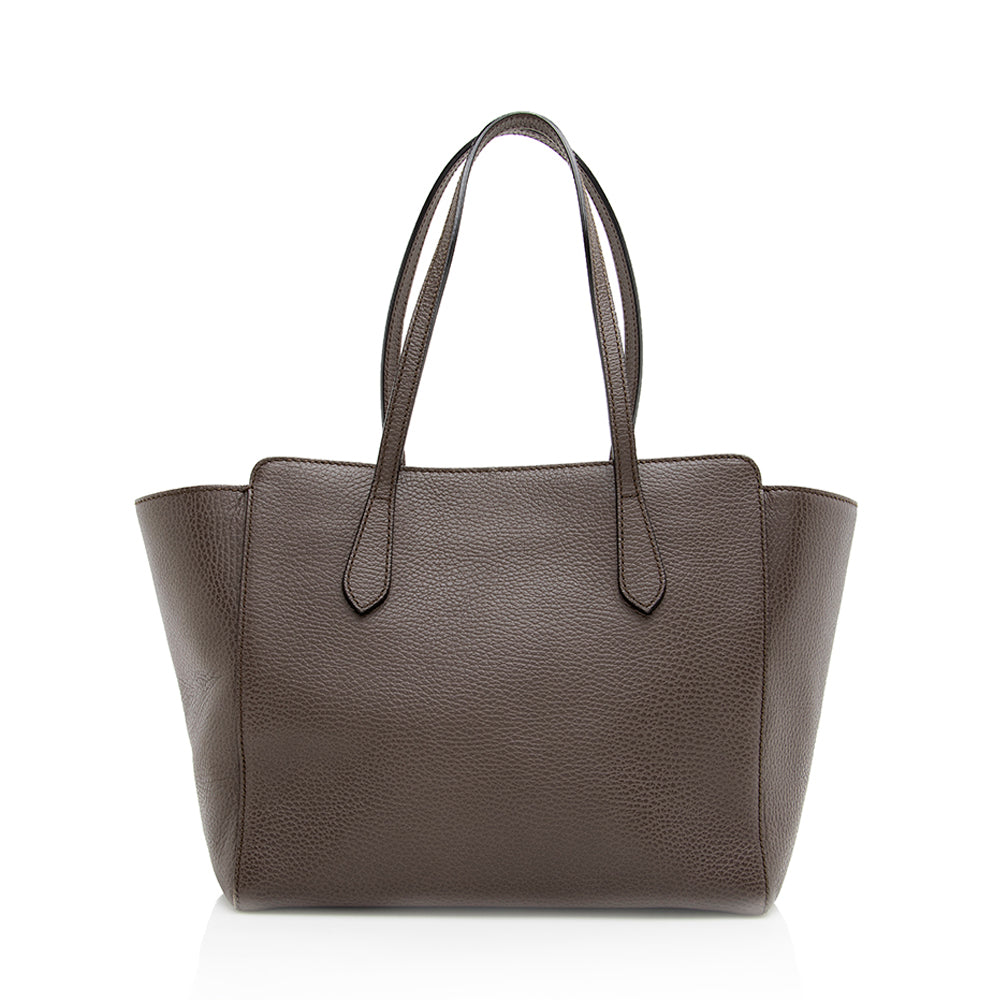 Gucci Leather Swing Small Tote