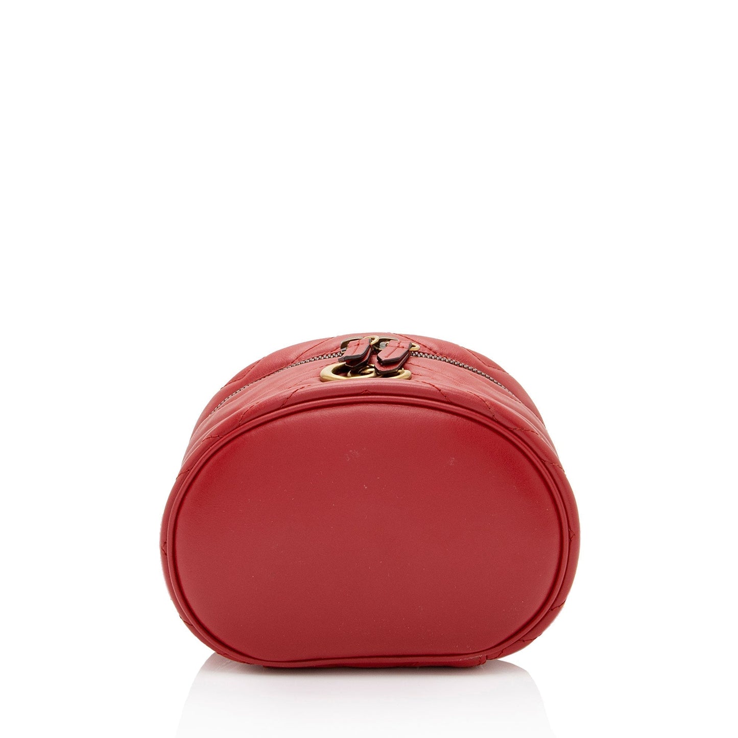 Gucci Matelasse Leather GG Marmont Round Mini Backpack (SHF-I7EvuE)