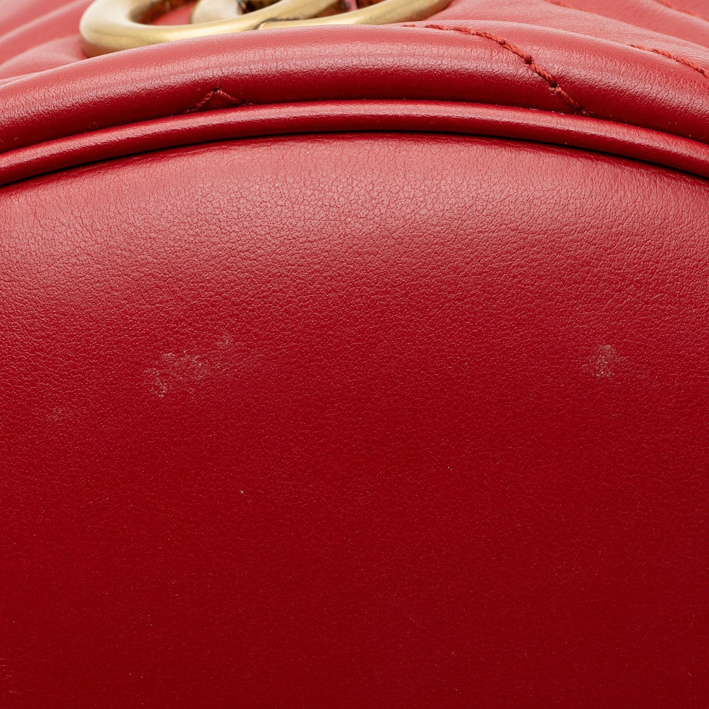 Gucci Matelasse Leather GG Marmont Round Mini Backpack (SHF-I7EvuE)