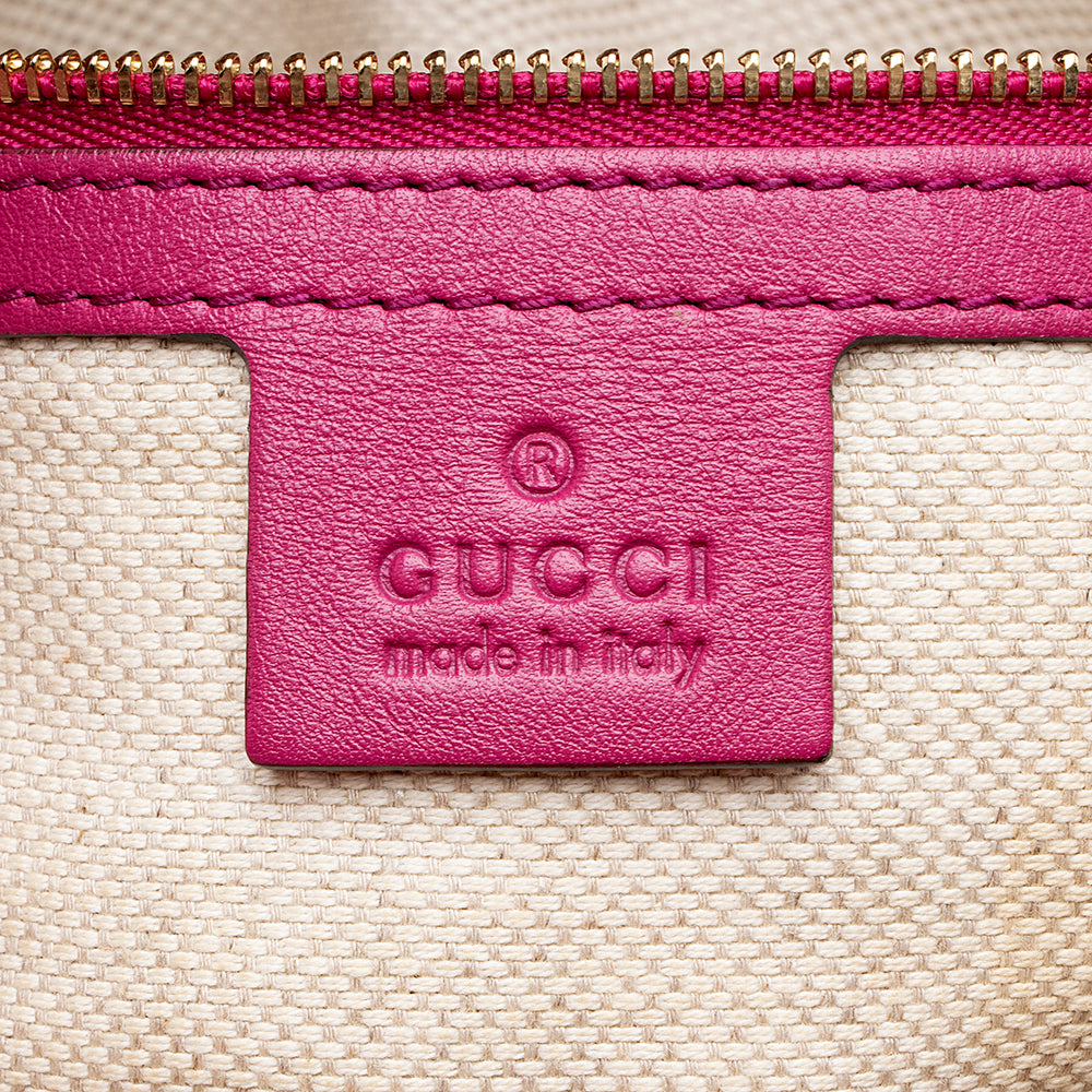 Gucci Glazed Leather Soho Working Tote