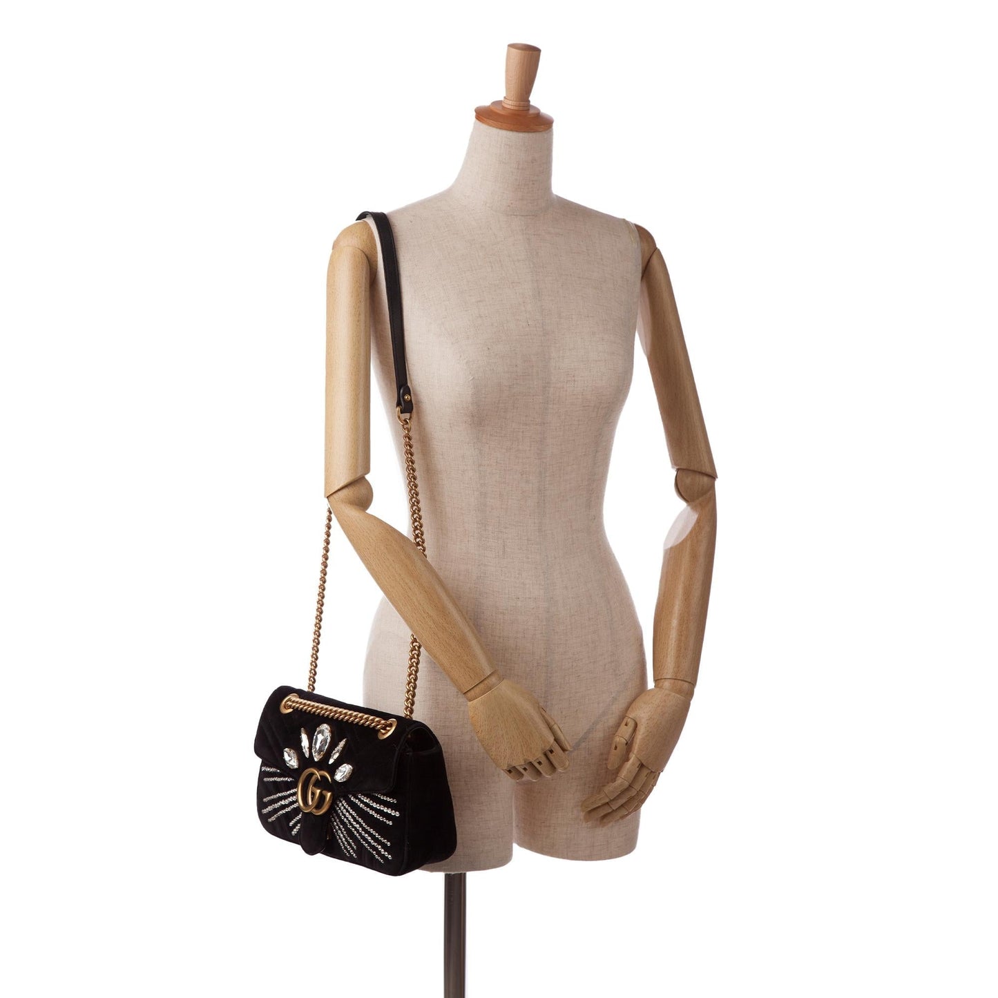 Gucci Small GG Marmont Matelasse Crossbody (SHG-UKnsD6)