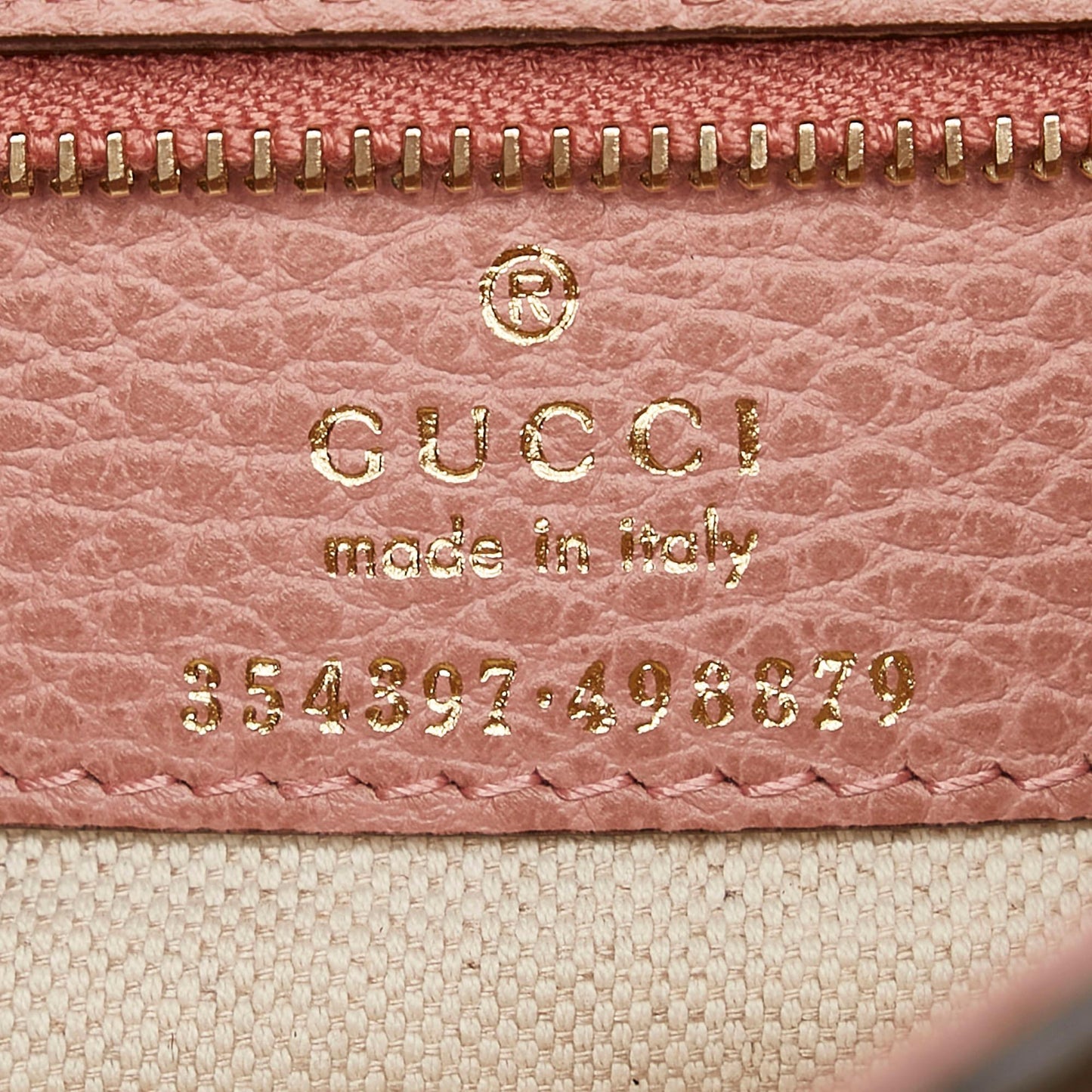 Gucci Swing Leather Tote Bag