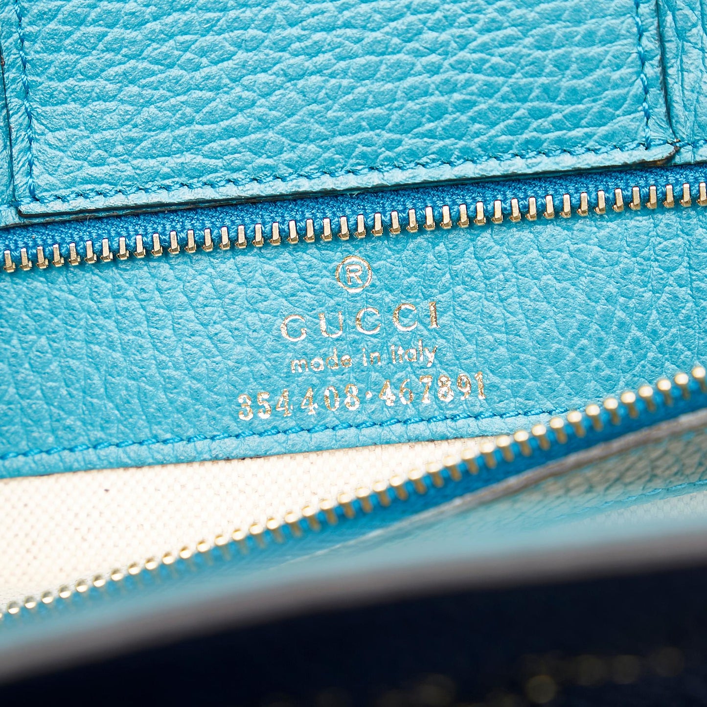 Gucci Swing Leather Tote Bag
