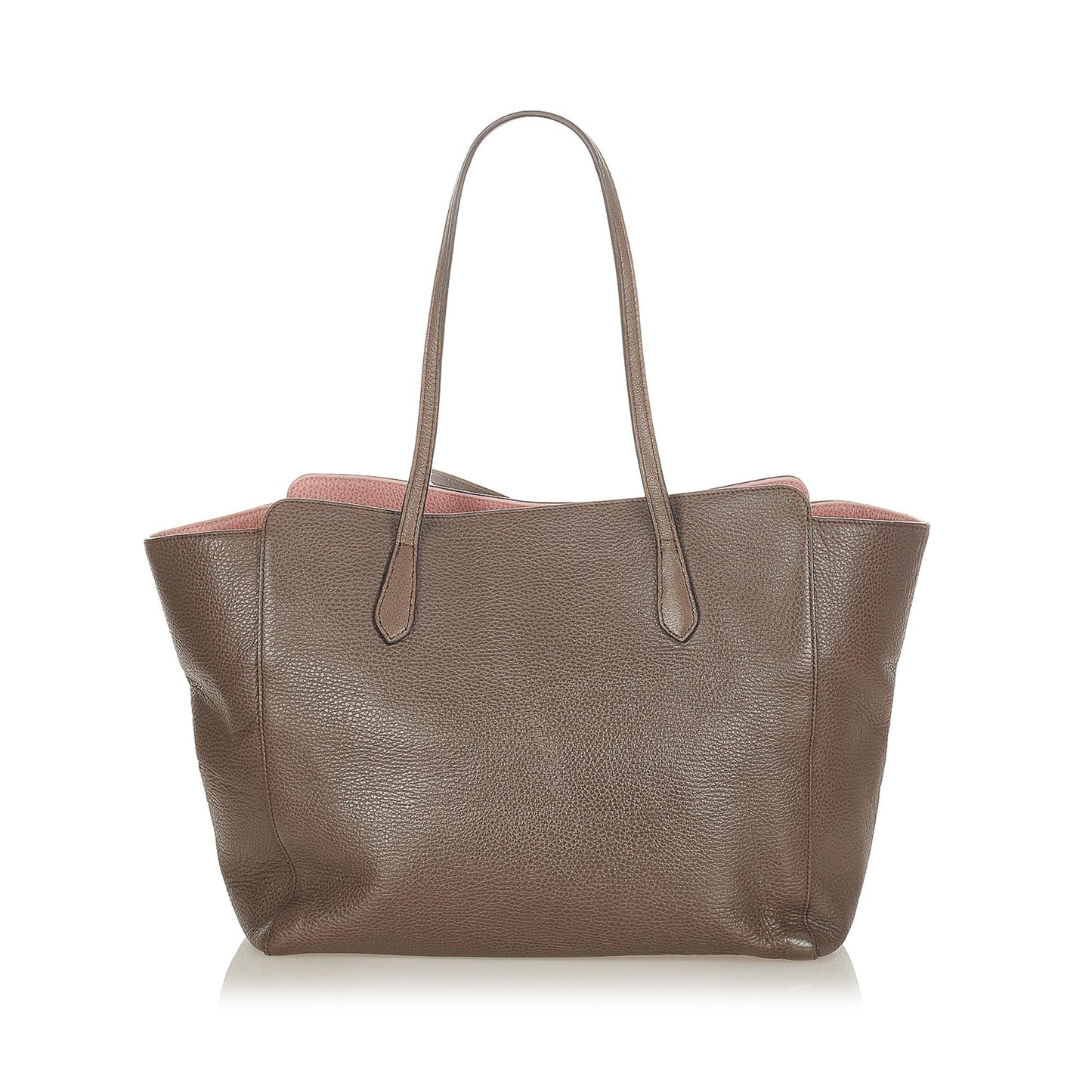 Gucci Swing Leather Tote Bag (SHG-ZneLnc)