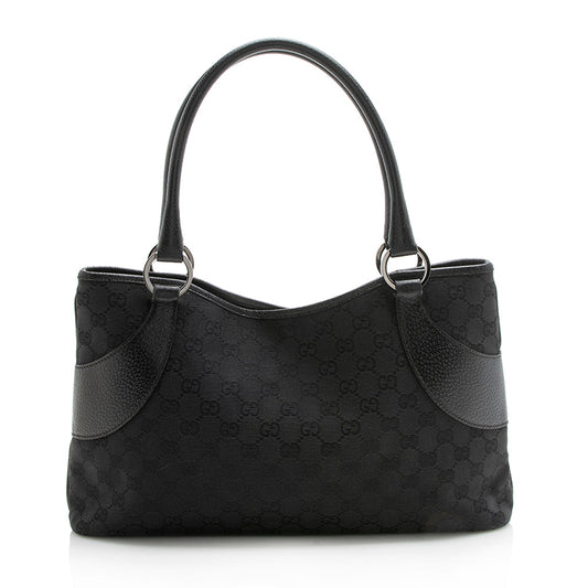 Gucci Vintage GG Canvas Satchel