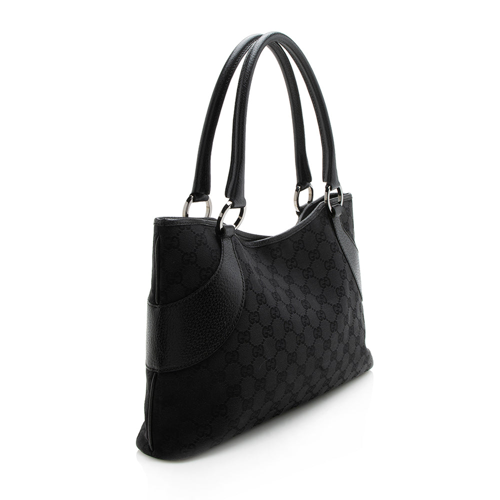 Gucci Vintage GG Canvas Satchel