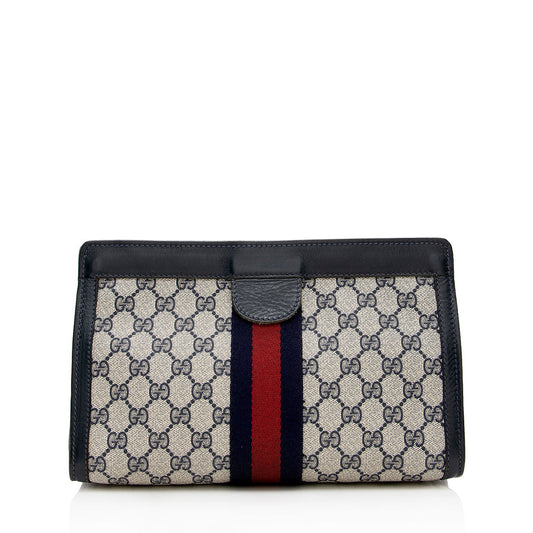 Gucci Vintage GG Plus Web Clutch - FINAL SALE