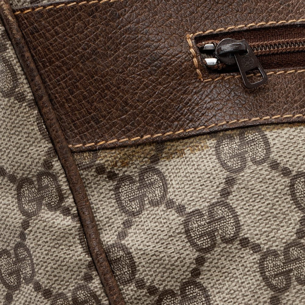 Gucci Vintage GG Plus Web Duffel Bag