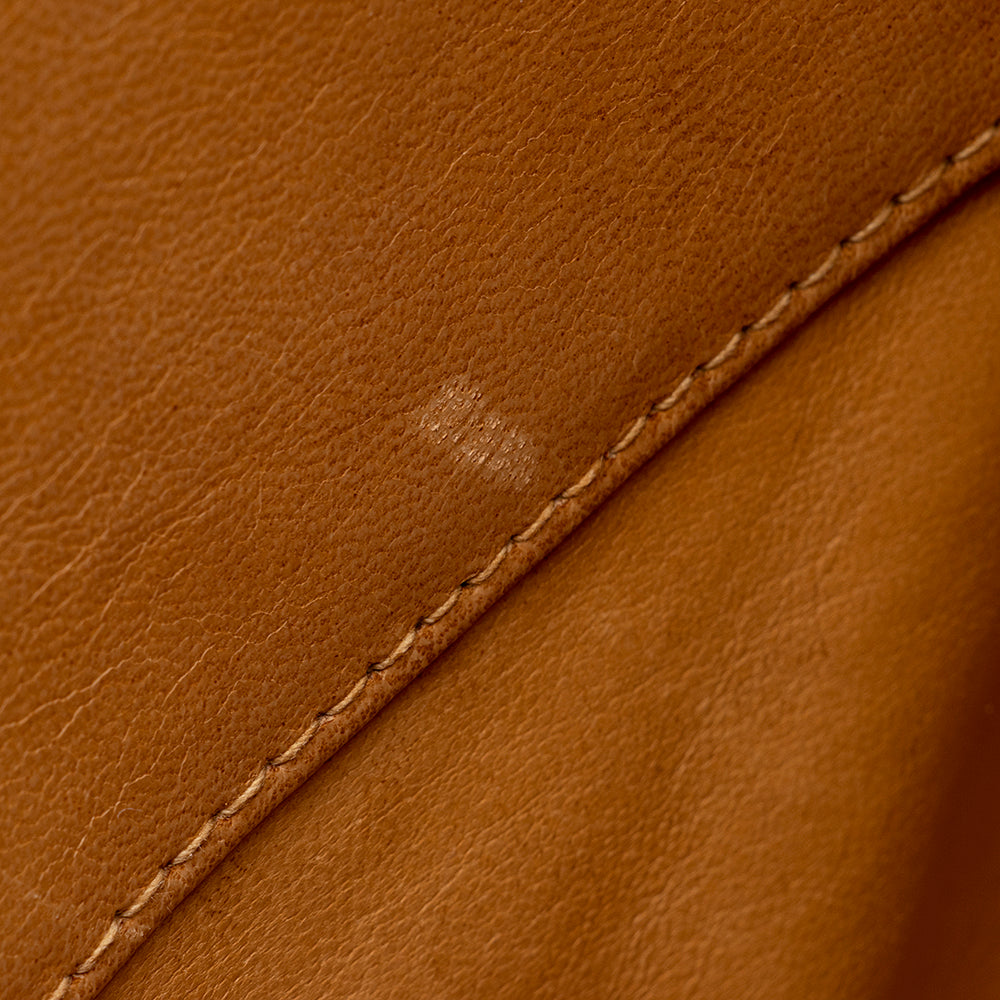 Gucci Vintage Leather Push Lock Satchel - FINAL SALE