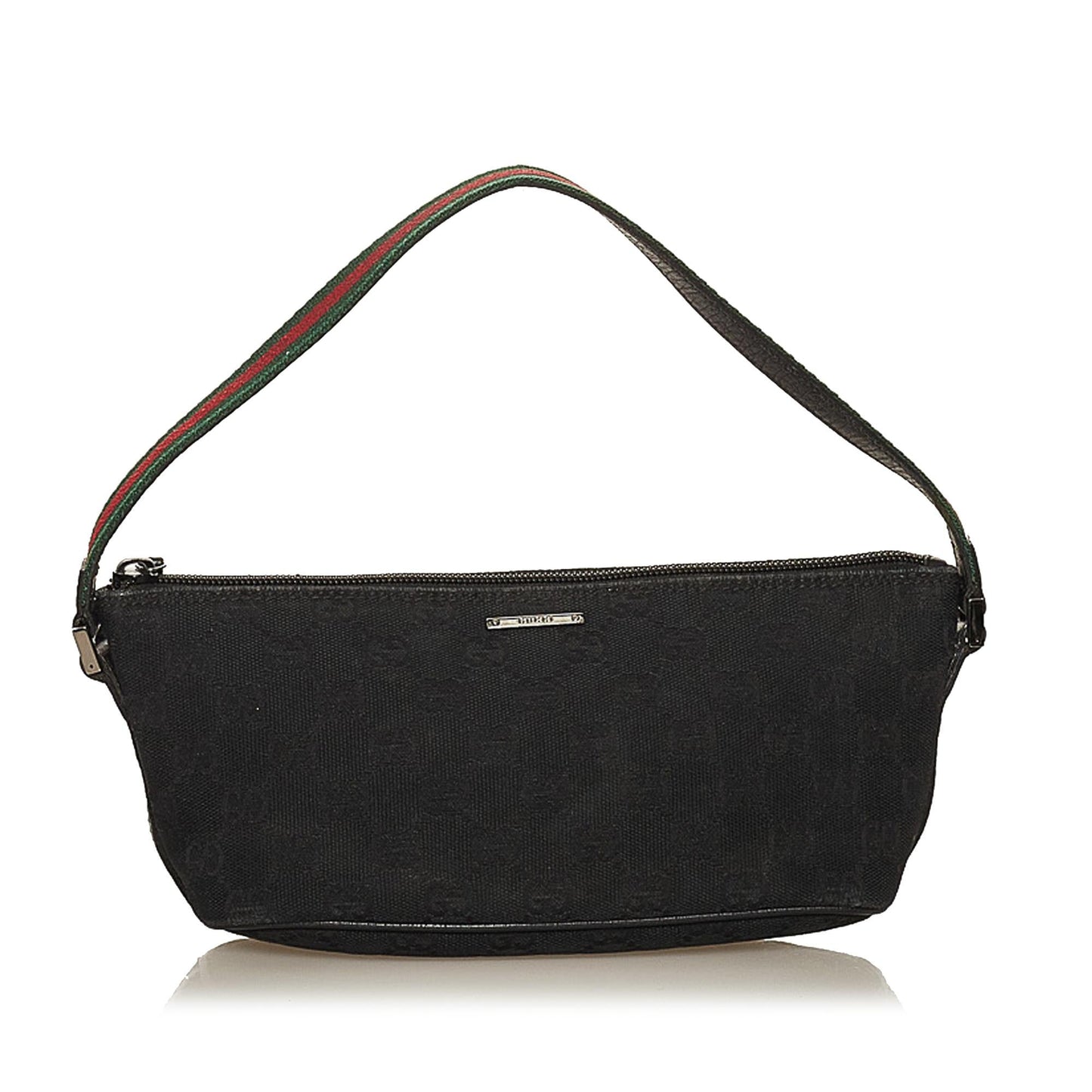 Gucci Web Canvas Boat Baguette