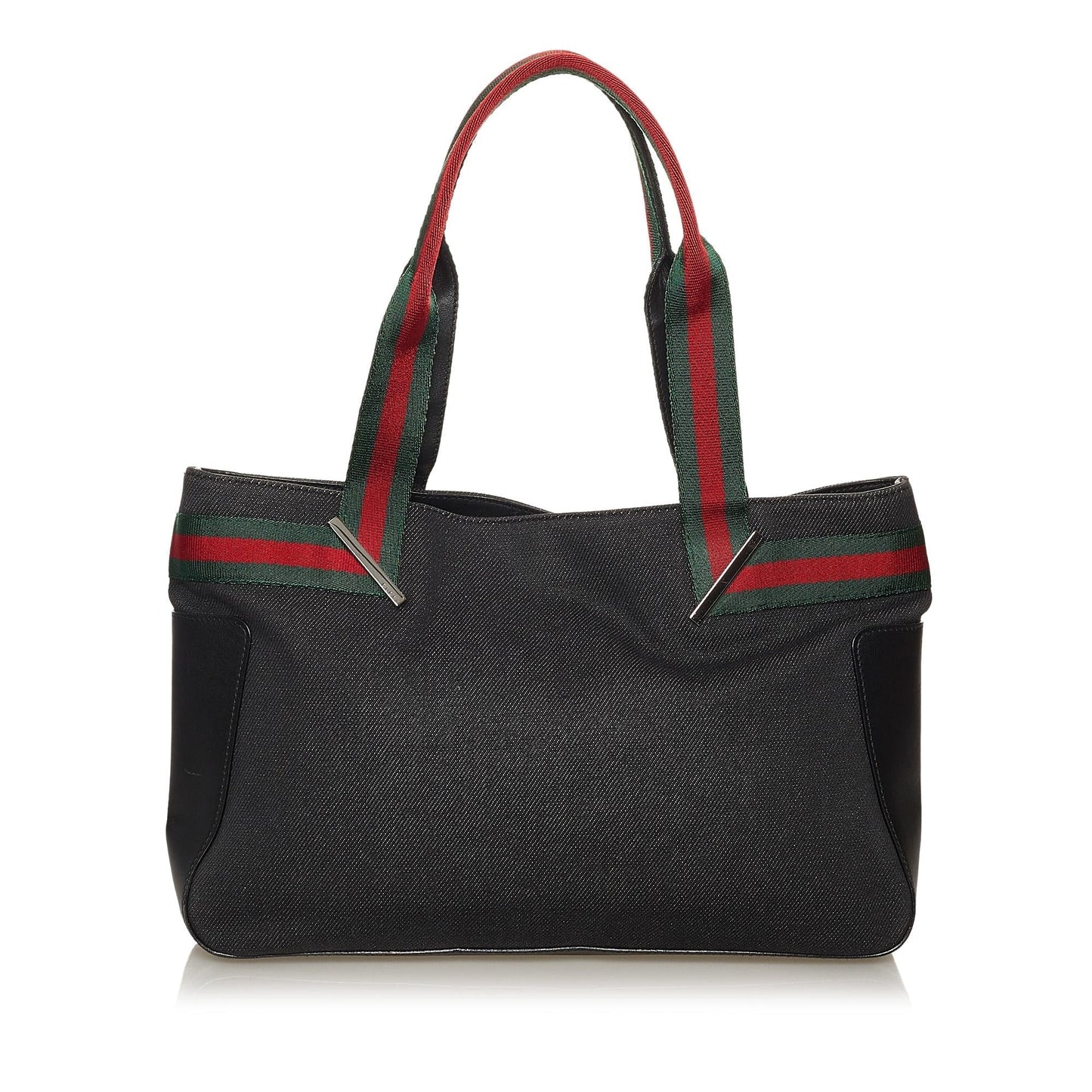 Gucci Web Denim Handbag