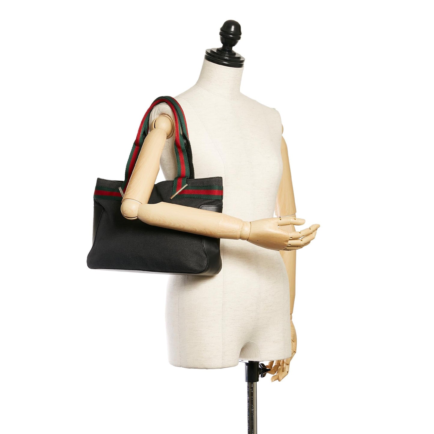 Gucci Web Denim Handbag