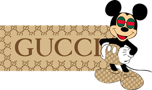 GUCCI X DISNEY MEN'S RHYTON MICKEY MOUSE LEATHER TRAINERS