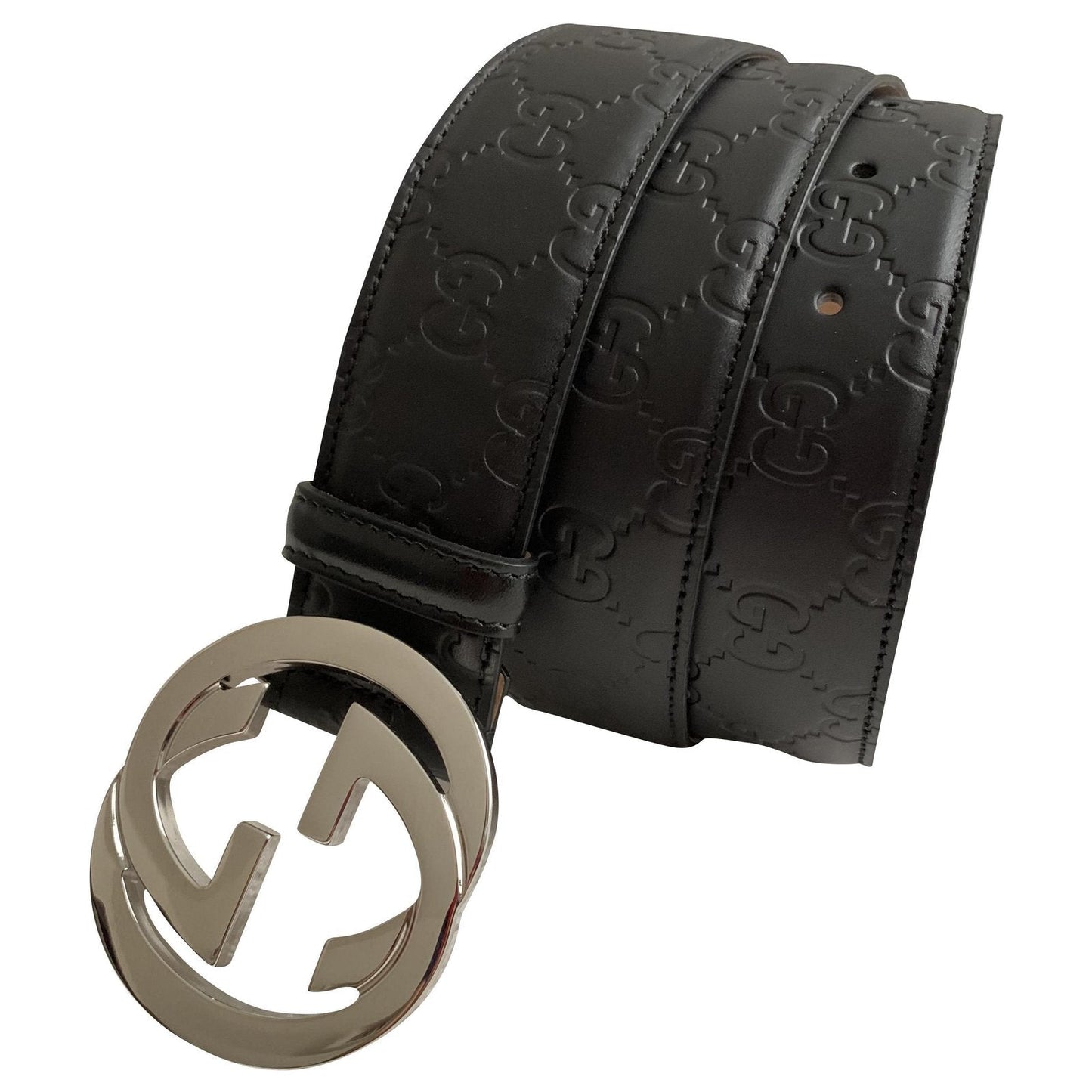 GUCCI Women's Signature Leather Belt