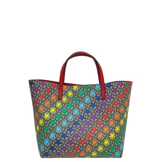 Gucci Multicolor GG Supreme Stars Children's Tote Bag