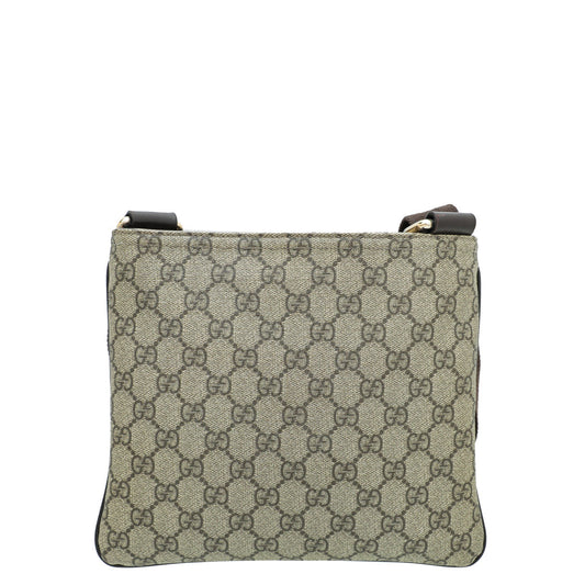 Gucci Bicolor GG Supreme Crossbody Messenger Bag