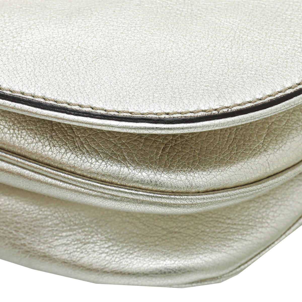Gucci Metallic Light Gold Britt Shoulder Bag