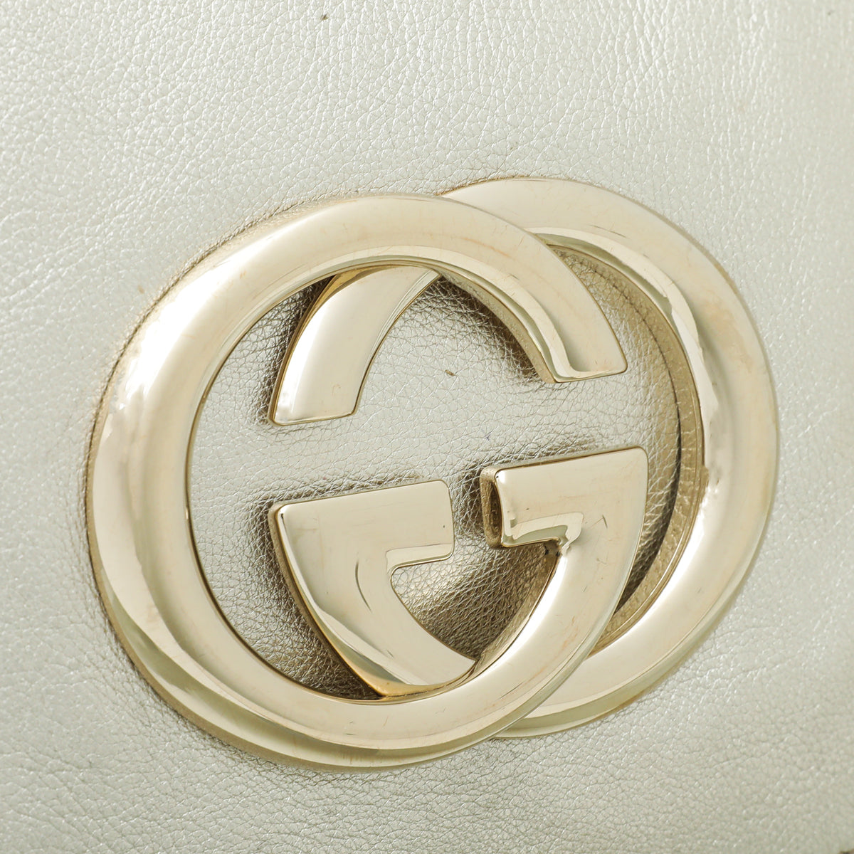 Gucci Metallic Light Gold Britt Shoulder Bag