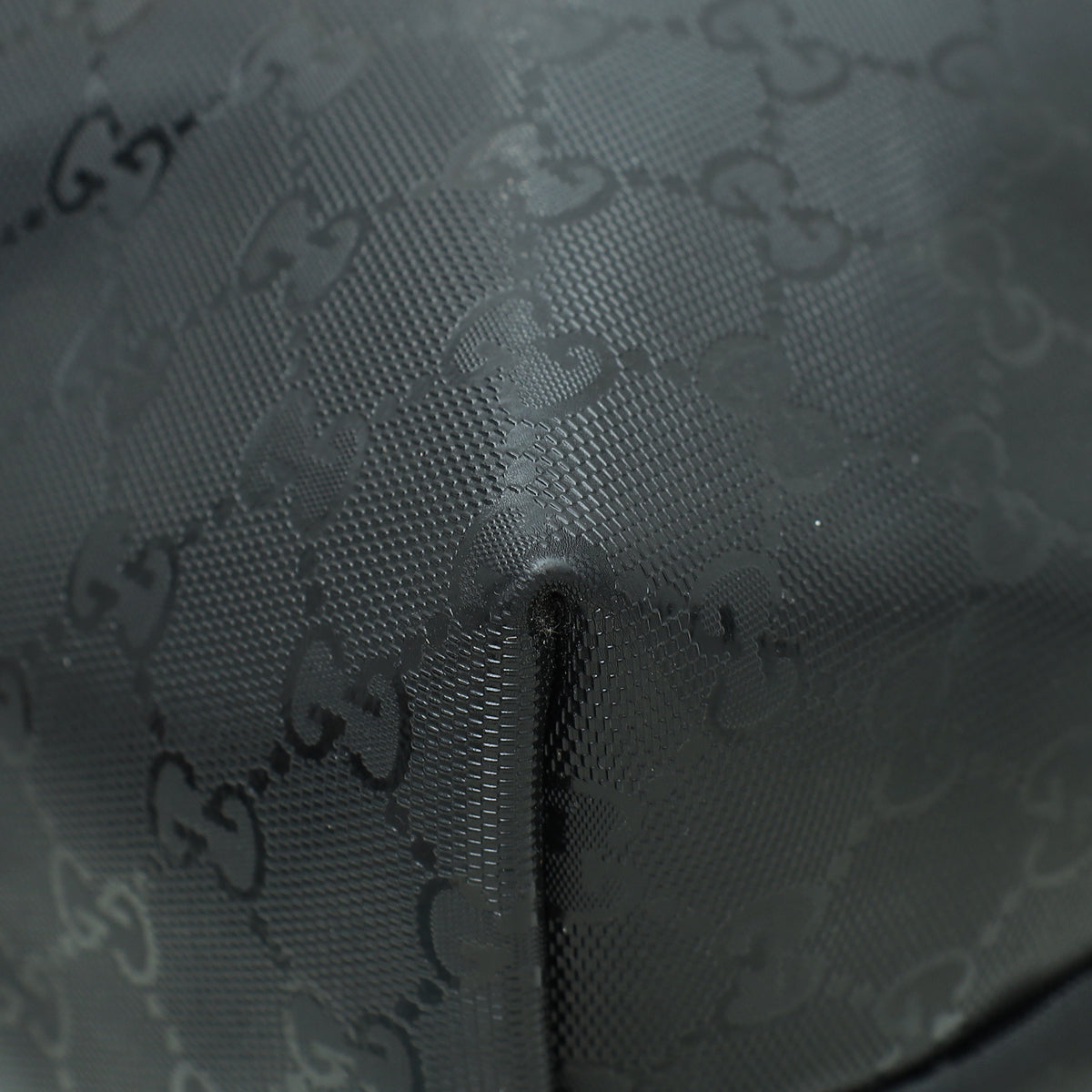 Gucci Black GG Imprime Tote Large Bag