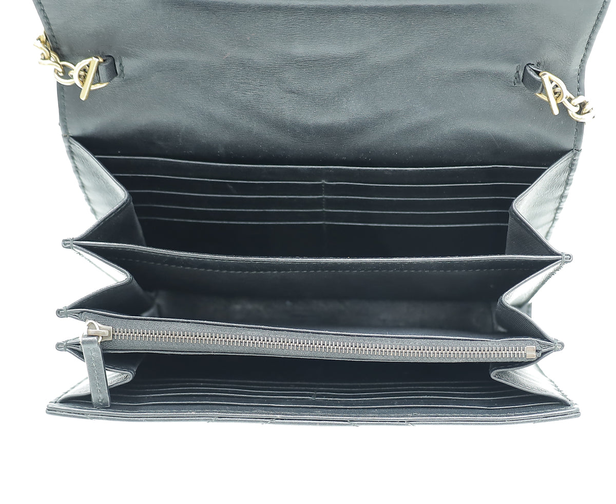 Gucci Black GG Marmont Mini Shoulder Bag
