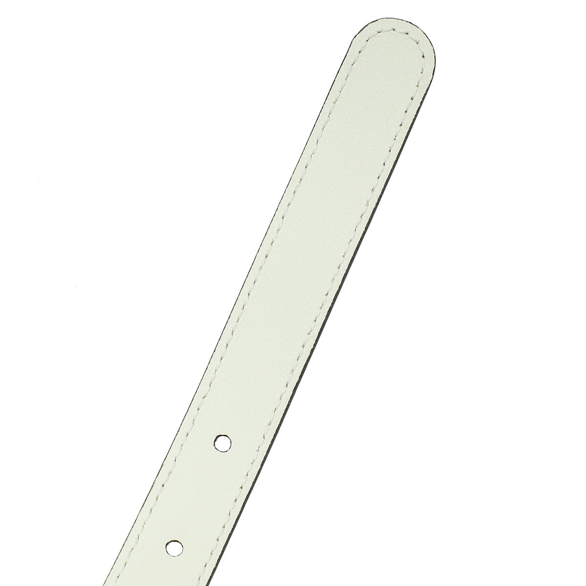 Gucci White Double G Buckle 20mm Belt 32