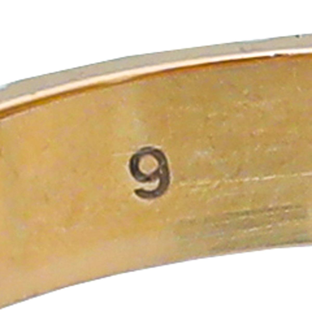 Gucci 18K Rose Gold GG Heart Diamond Ring 9