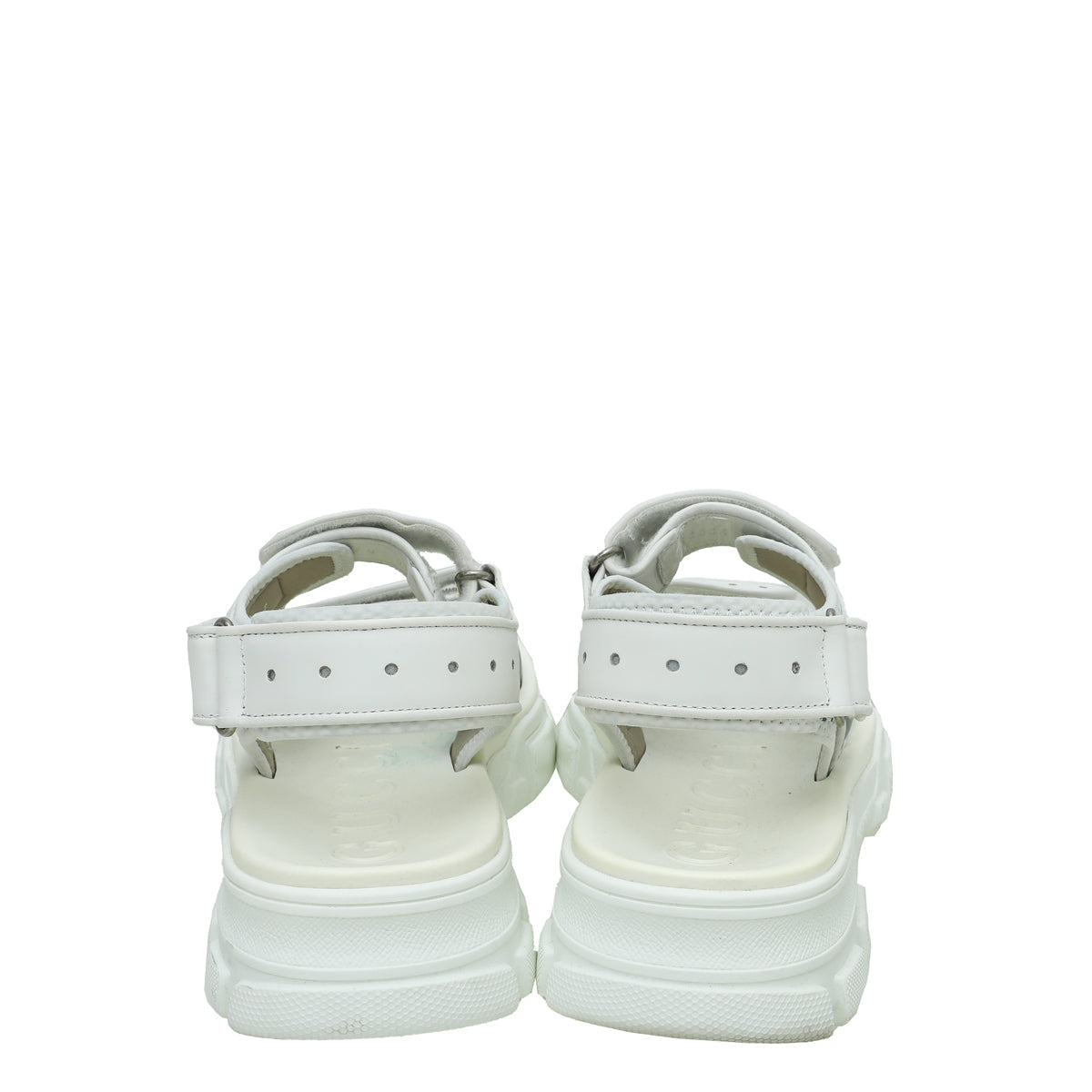 Gucci White Aguru Mesh Men's Sandal 8
