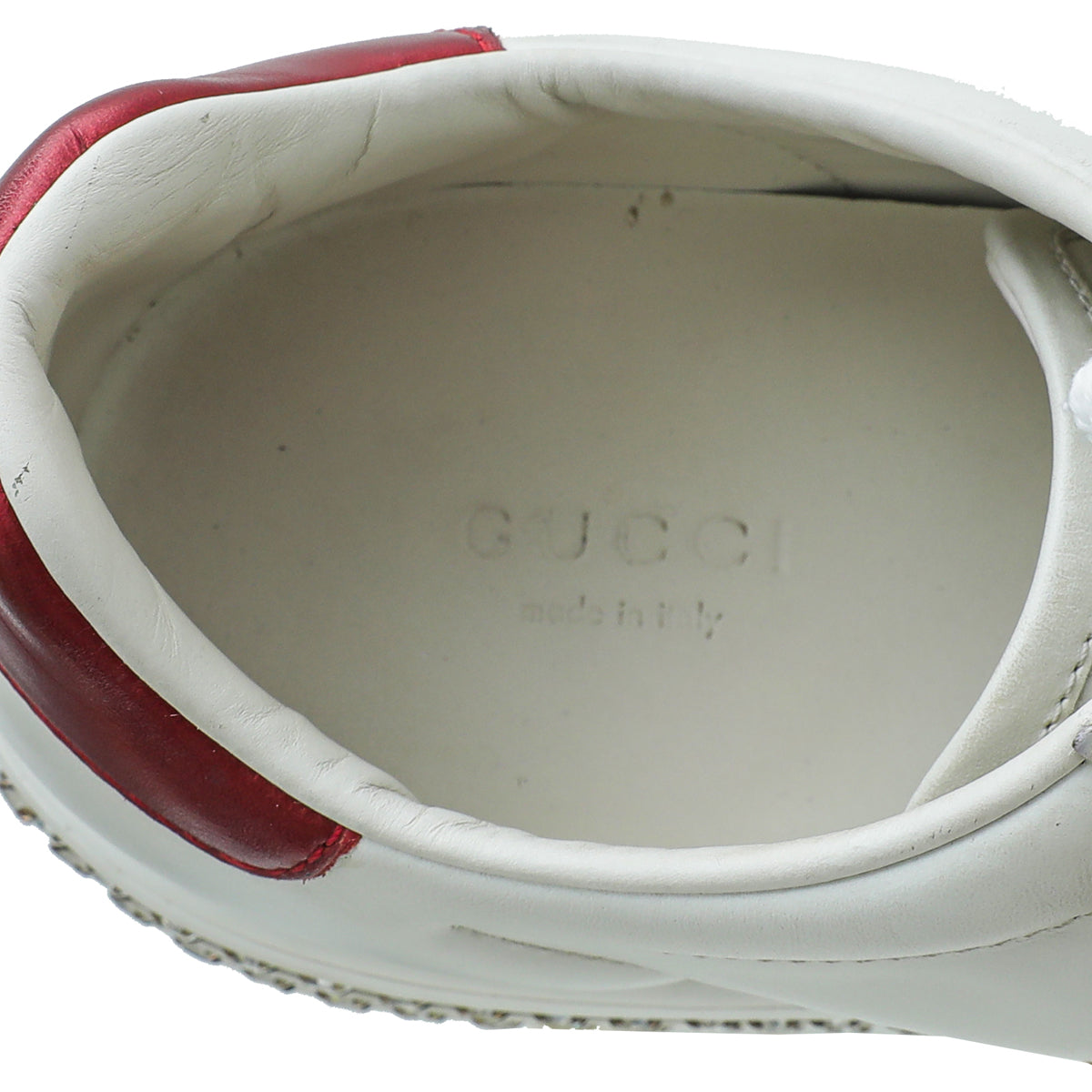 Gucci White Crystal Platform Ace Bee Sneakers 37