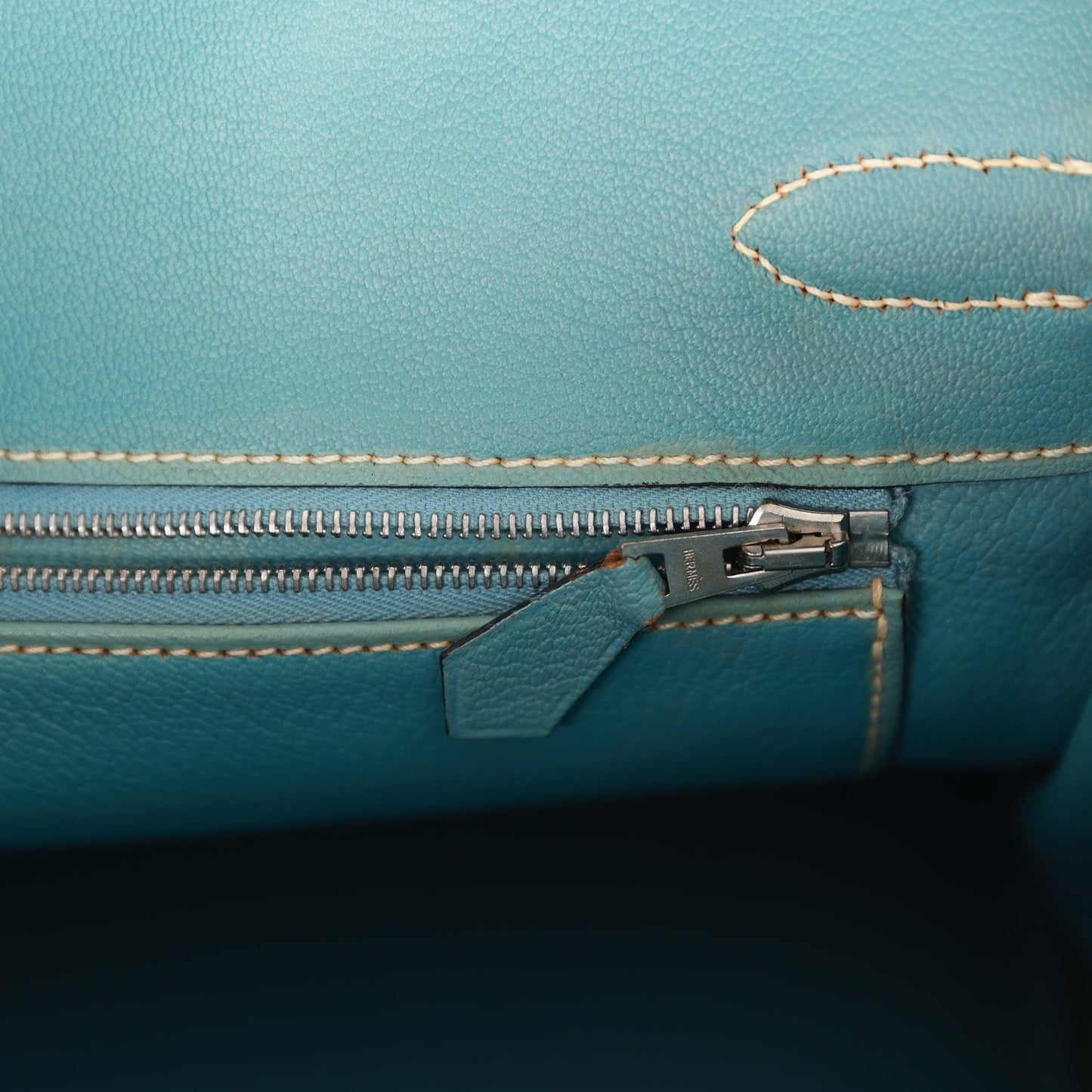 Hermes Birkin 30 Denim and Blue Jean Gulliver Palladium Hardware