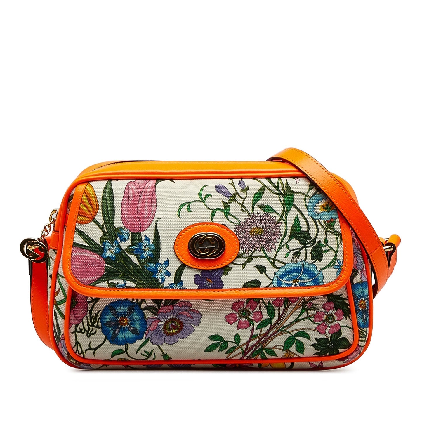 GUCCI Small Flora Crossbody Bag