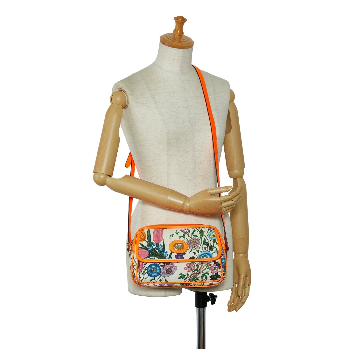 GUCCI Small Flora Crossbody Bag
