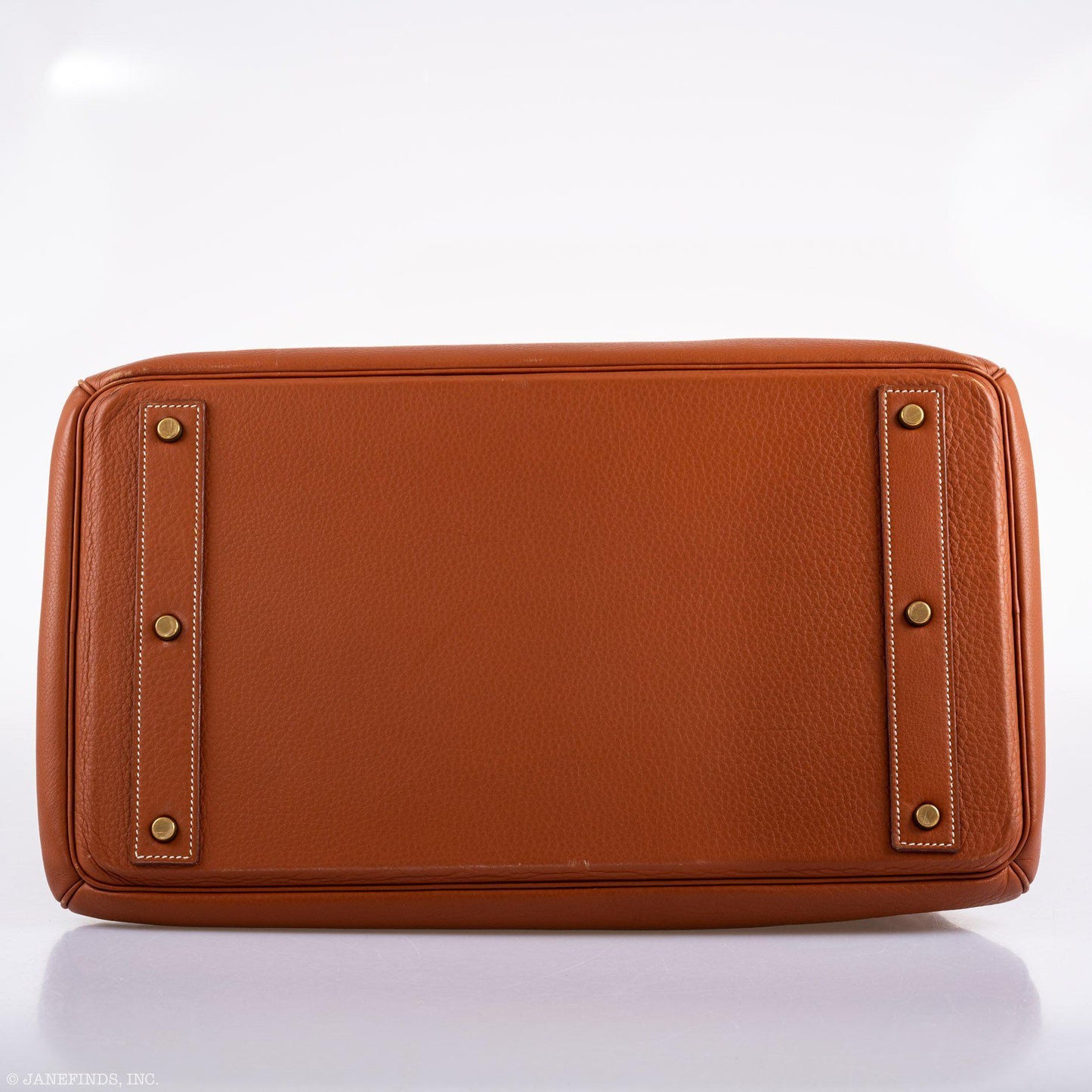 Hermes Birkin 45 HAC Etrusque Clemence Gold Hardware - Z, Circle