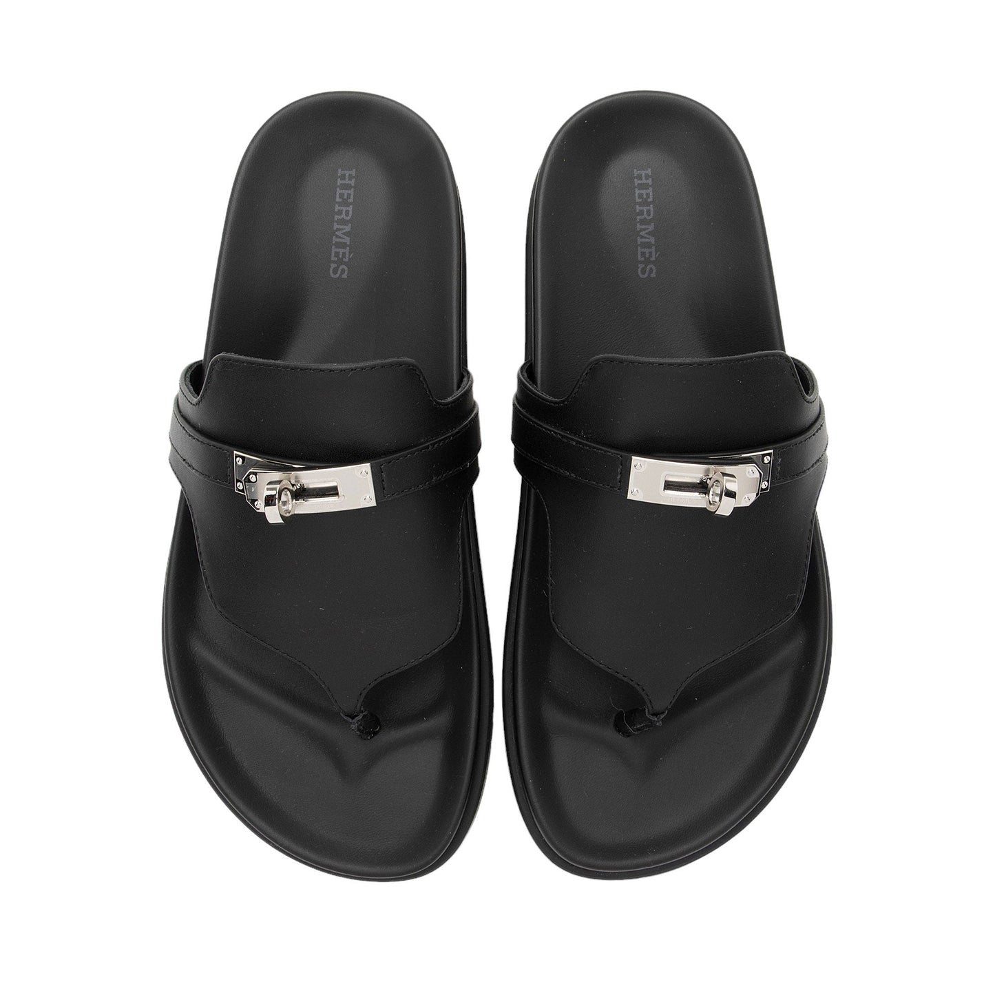 Hermes Calfskin Empire Sandals - Size 6 / 36 (SHF-n3DfIE)