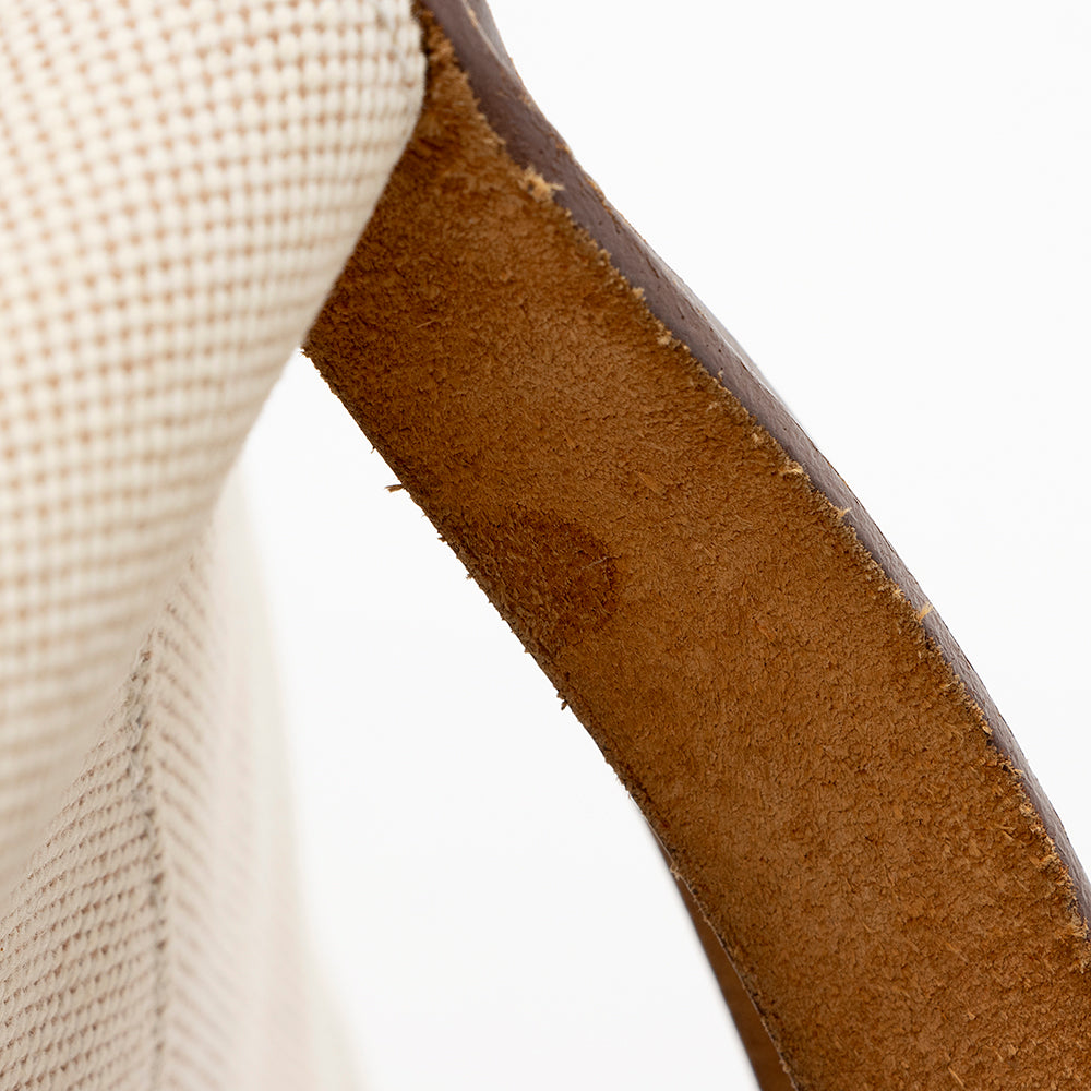 Hermes Canvas Calfskin Cabag Elan Tote - FINAL SALE (SHF-16359)