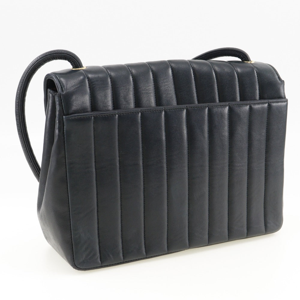 CHANEL Shoulder Bag Calfskin black Women Used