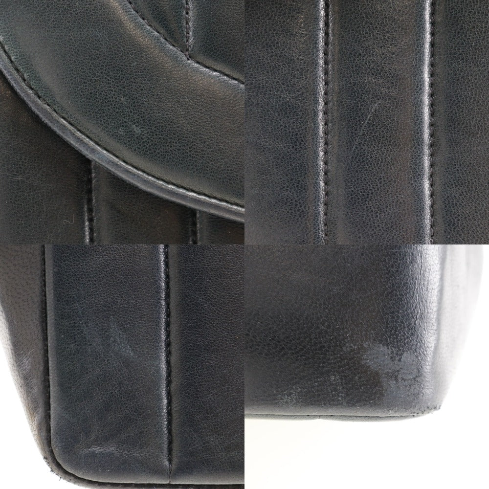 CHANEL Shoulder Bag Calfskin black Women Used