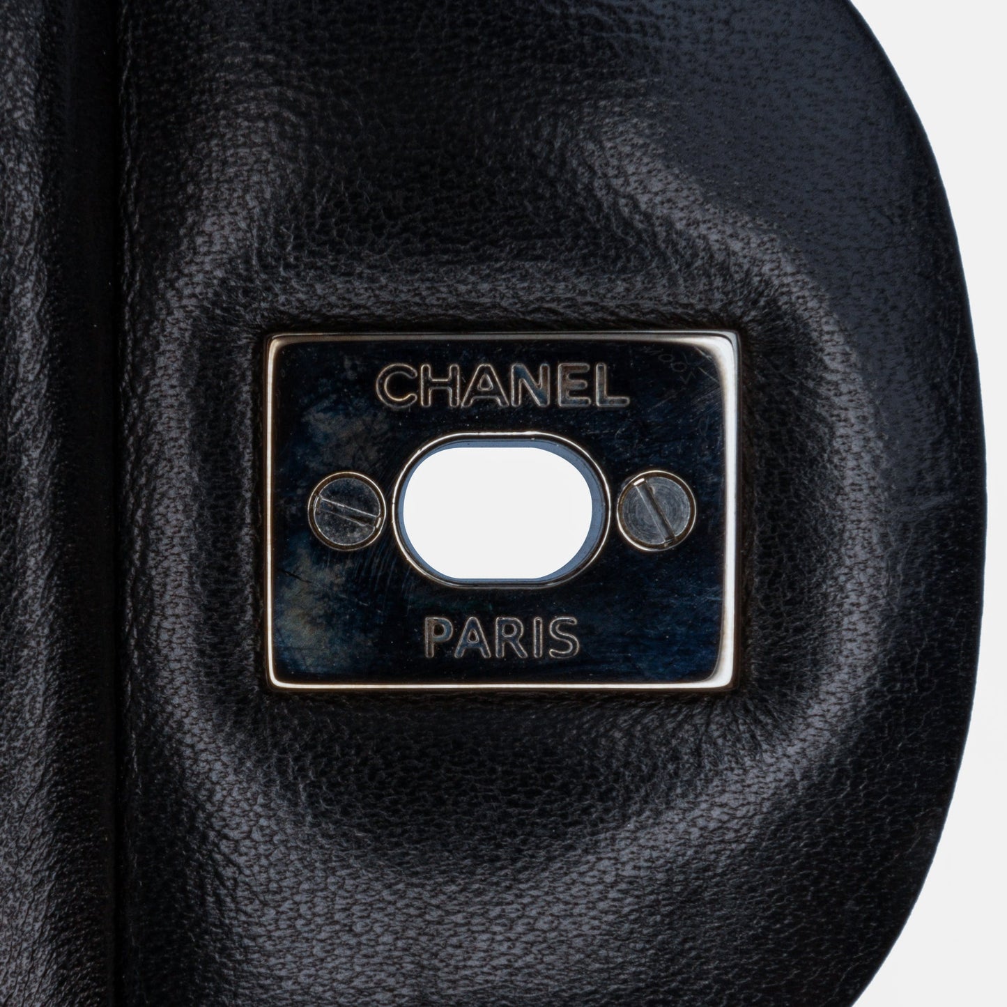 Black Chanel Jumbo Classic Patent Double Flap Shoulder Bag