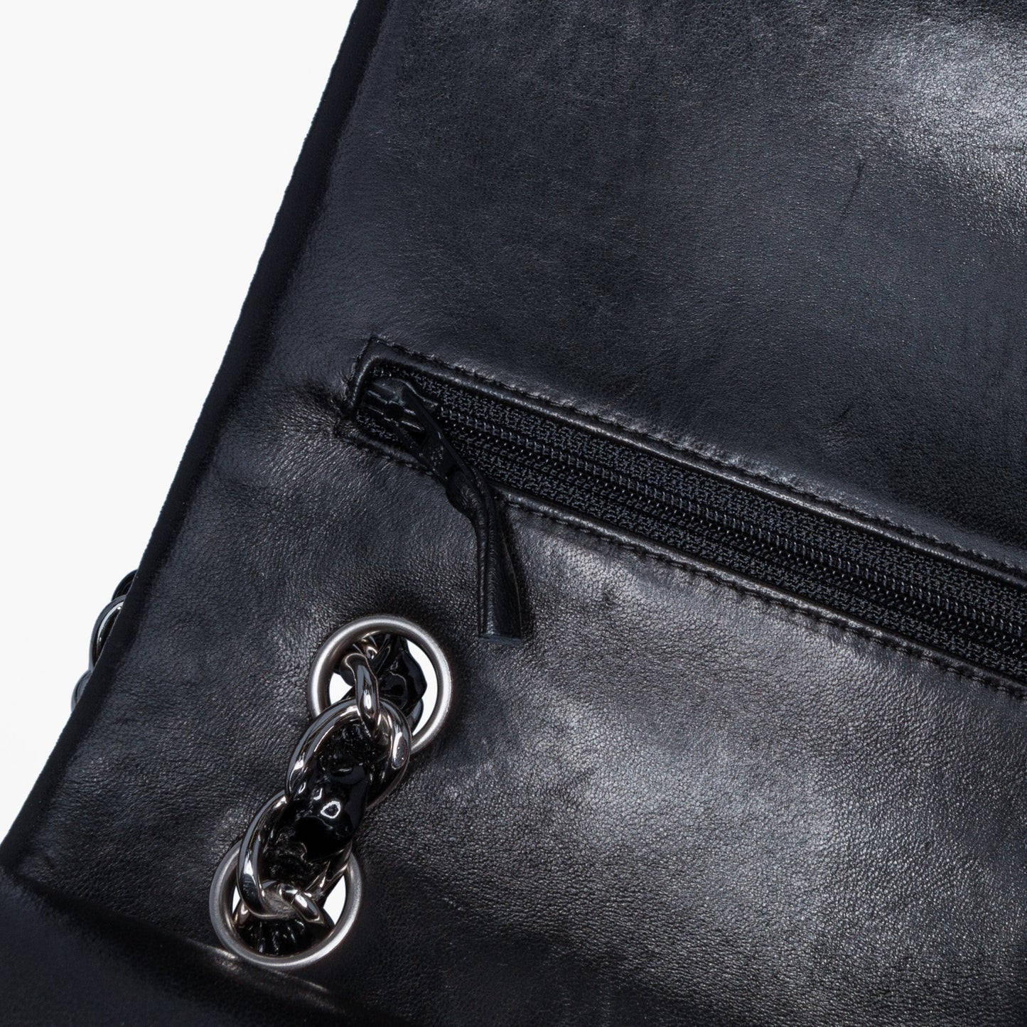 Black Chanel Jumbo Classic Patent Double Flap Shoulder Bag