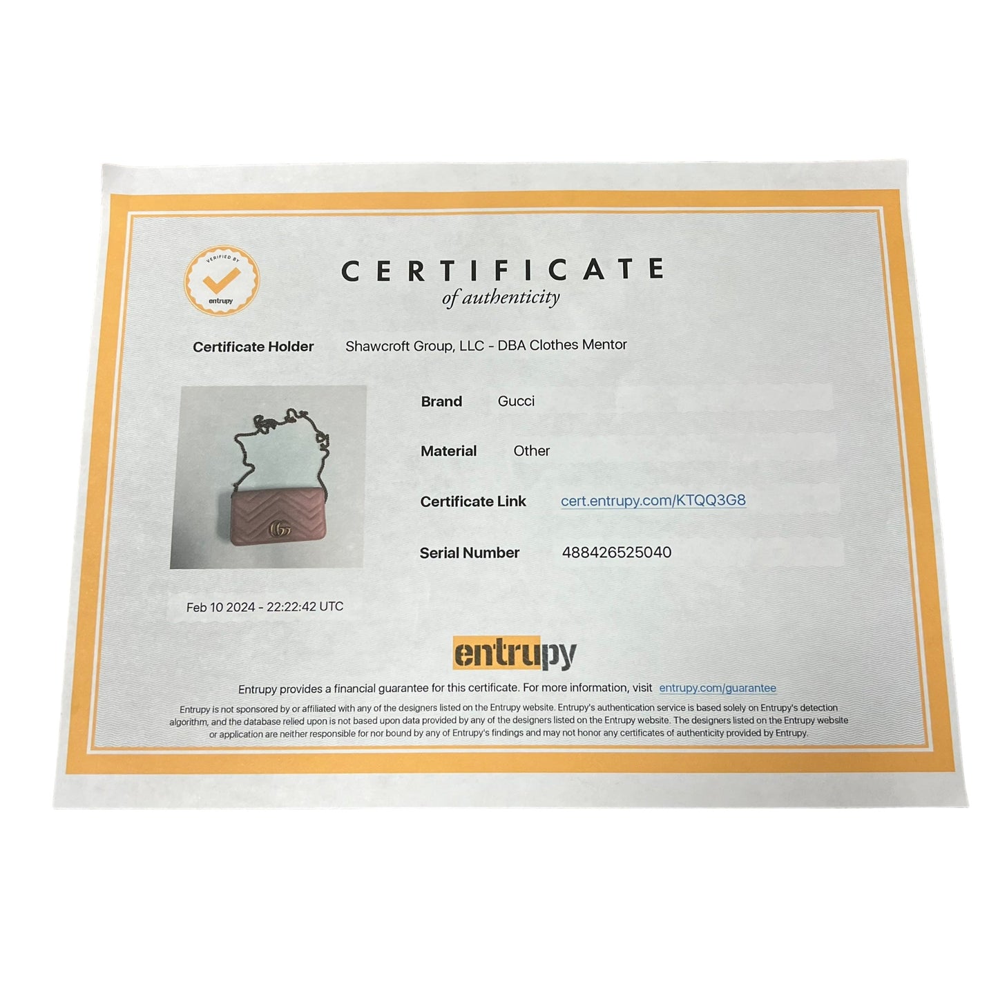 Crossbody Luxury Designer By Gucci  Size: Small
