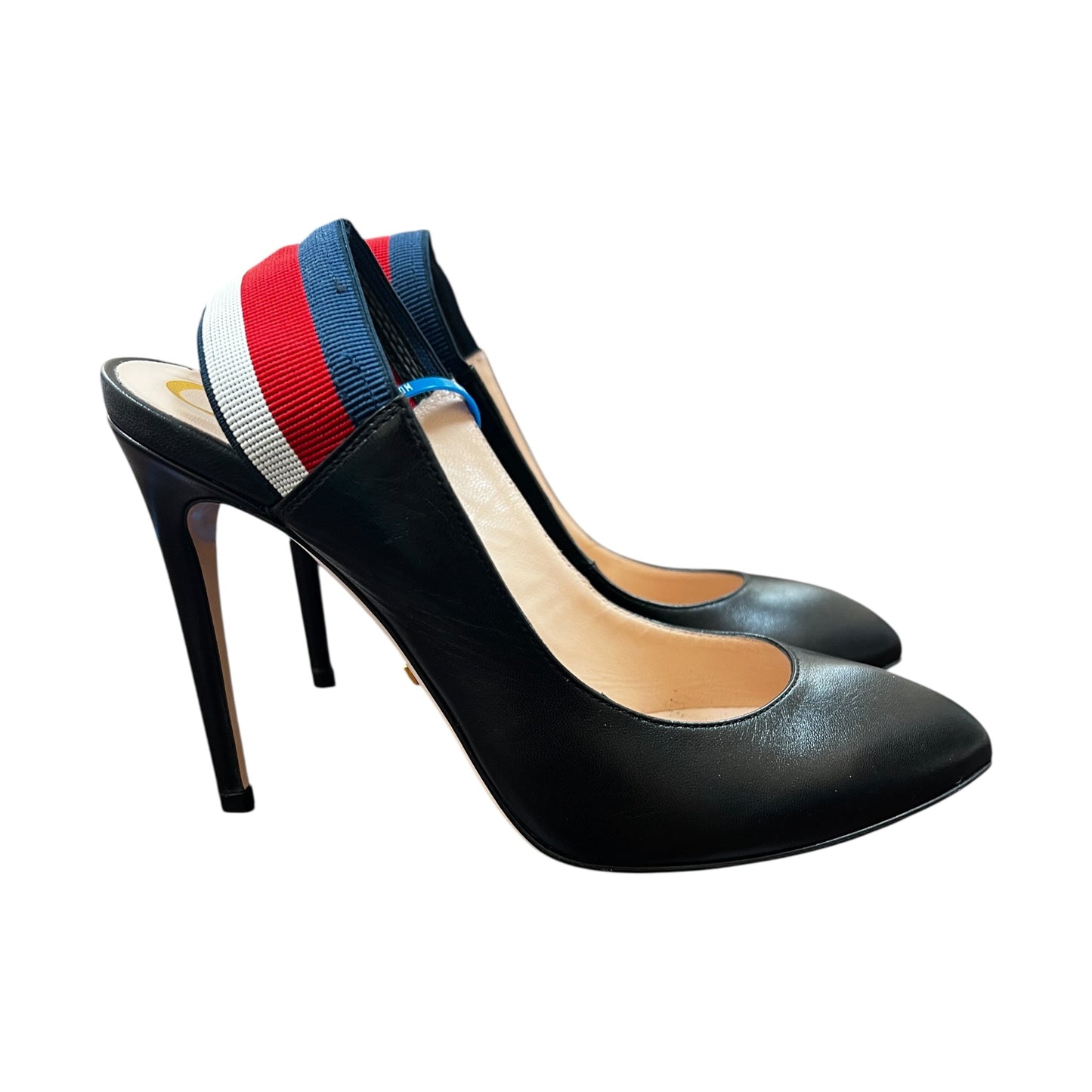 Shoes Luxury Designer By Gucci In Black, Size:7