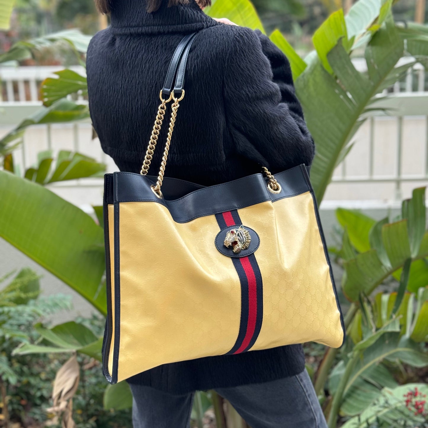 Gucci - Sac Cabas Rajah