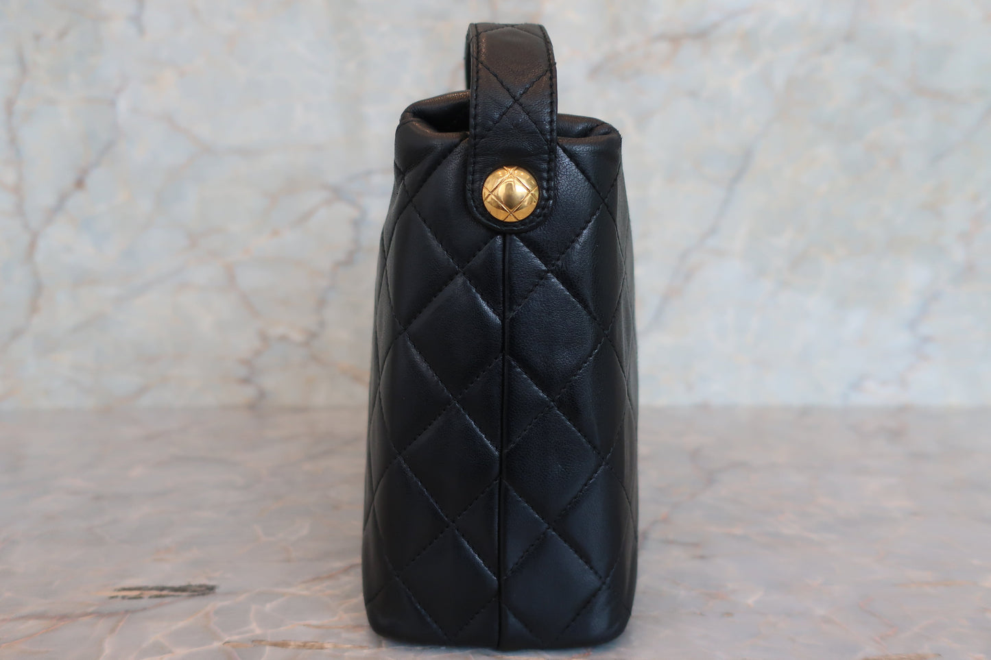 CHANEL/シャネル マトラッセショルダーバッグ ラムスキン ブラック/ゴールド金具 ショルダーバッグ 700070241