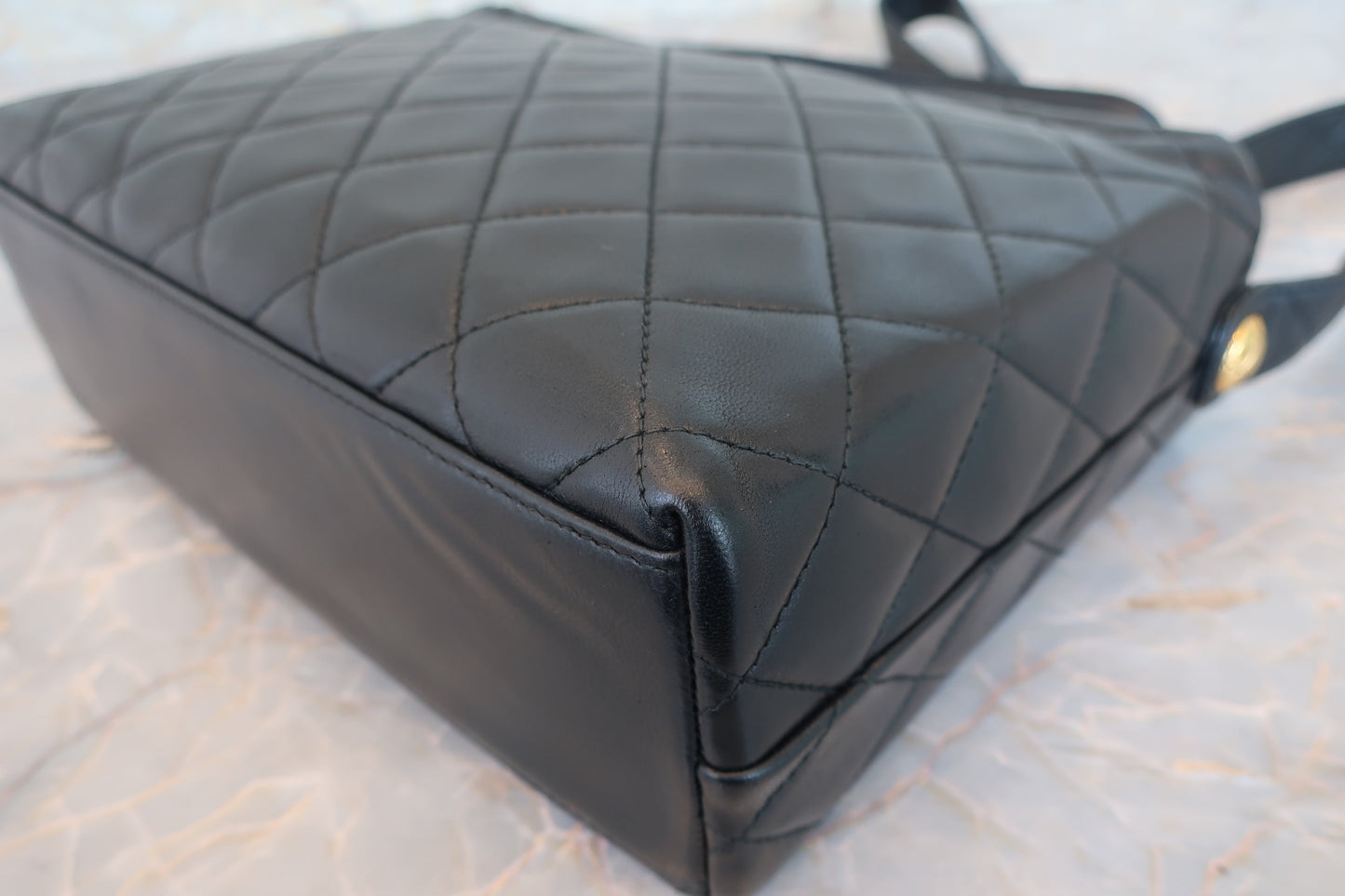 CHANEL/シャネル マトラッセショルダーバッグ ラムスキン ブラック/ゴールド金具 ショルダーバッグ 700070241