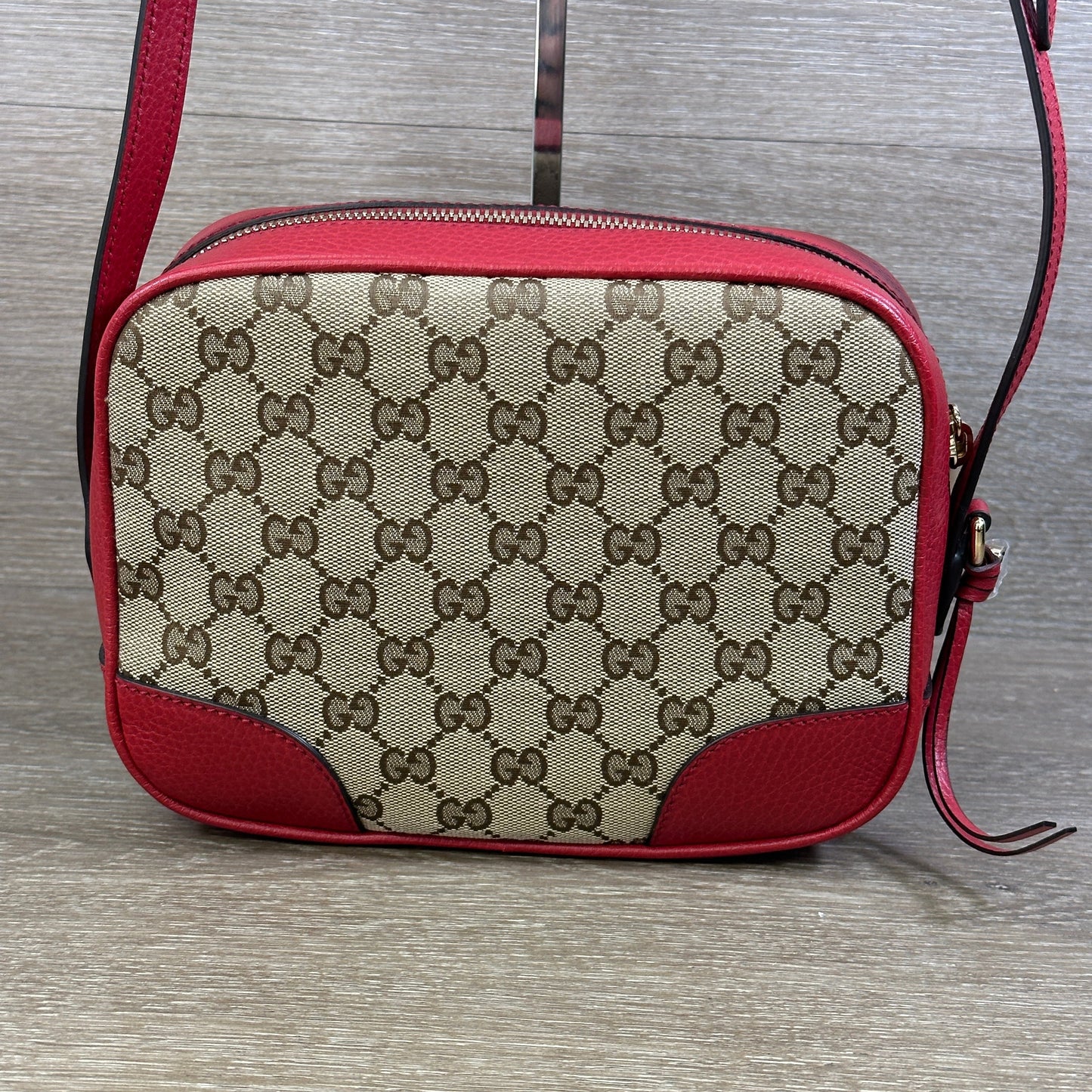 Gucci Bree Crossbody GG Red Leather