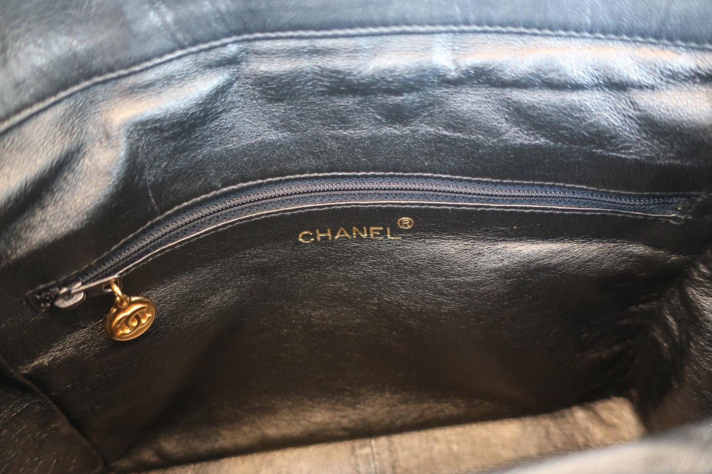 CHANEL/シャネル マトラッセショルダーバッグ ラムスキン ブラック/ゴールド金具 ショルダーバッグ 700070241