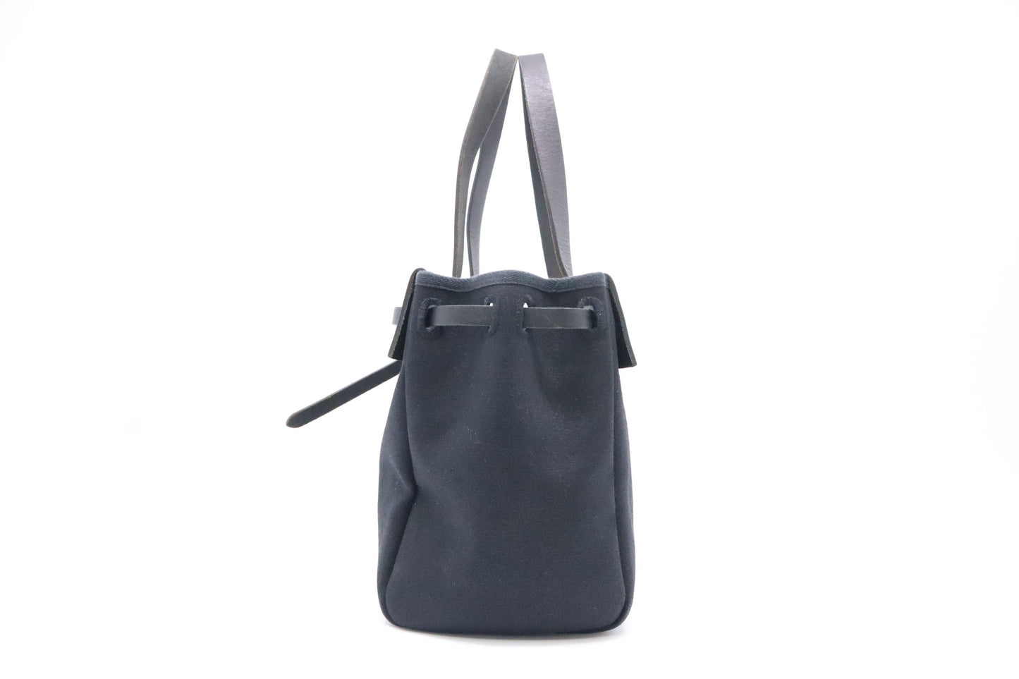 Hermes Herbag Cabas 40 in Black Canvas
