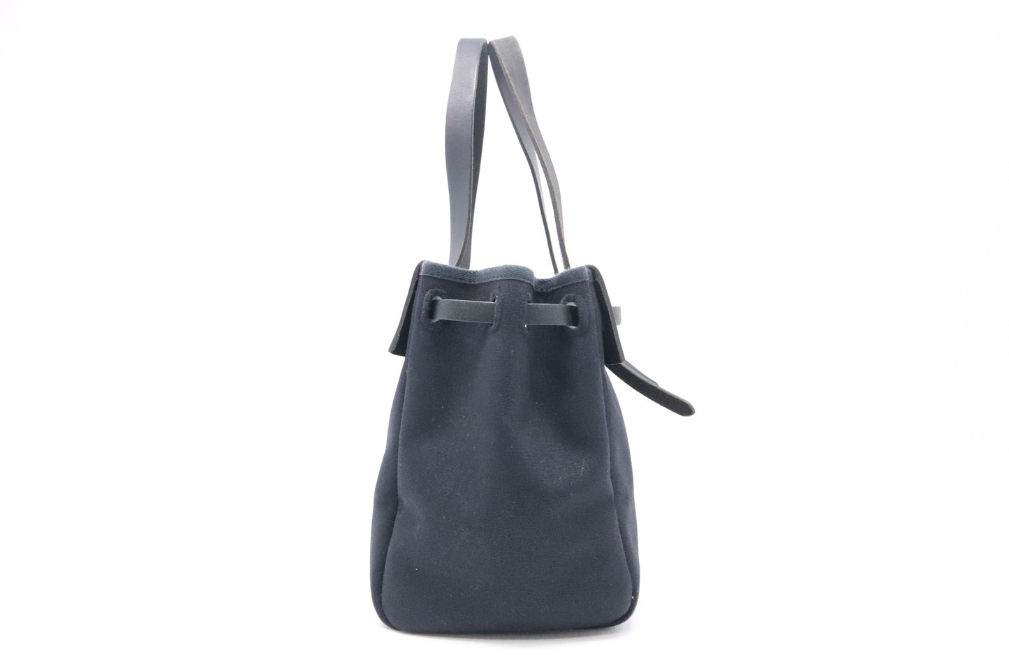 Hermes Herbag Cabas 40 in Black Canvas